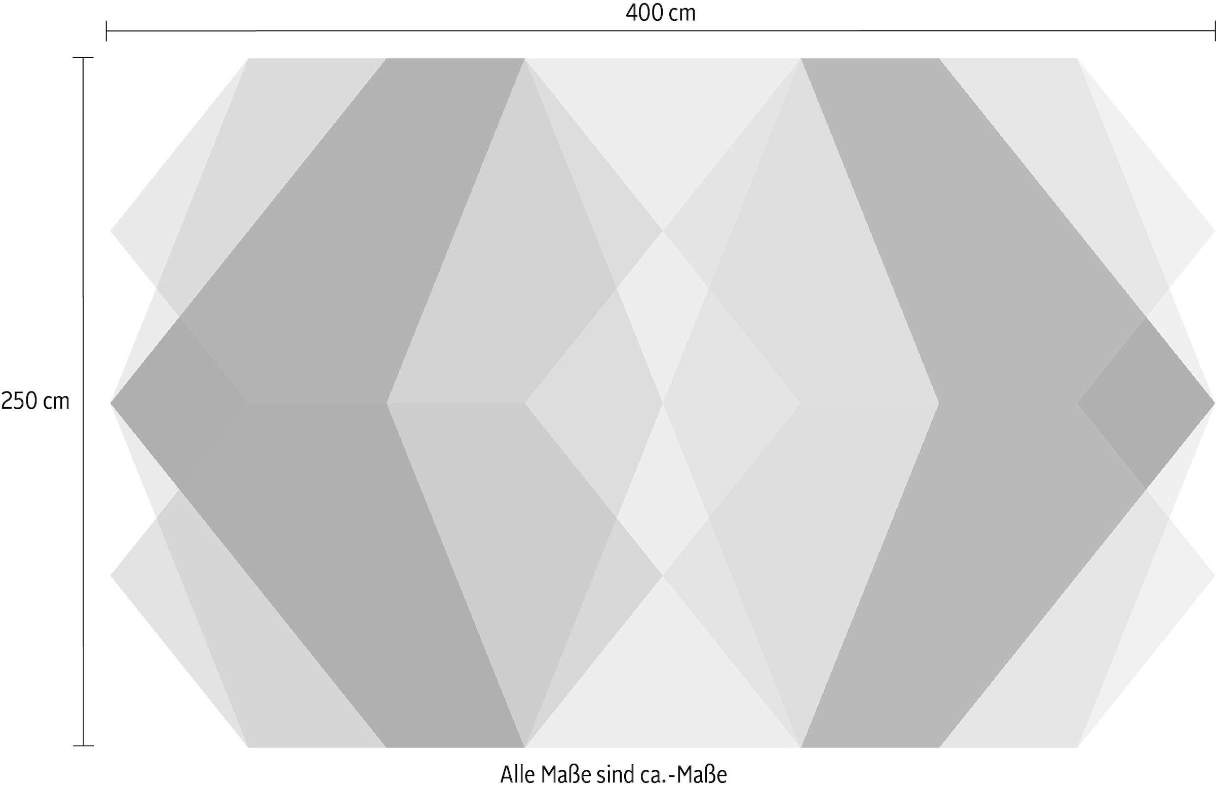 Komar Vliestapete »Digitaldruck Vlies - Gem Stone Kite - Größe 400 x 250 cm«, bedruckt, Wohnzimmer, Schlafzimmer