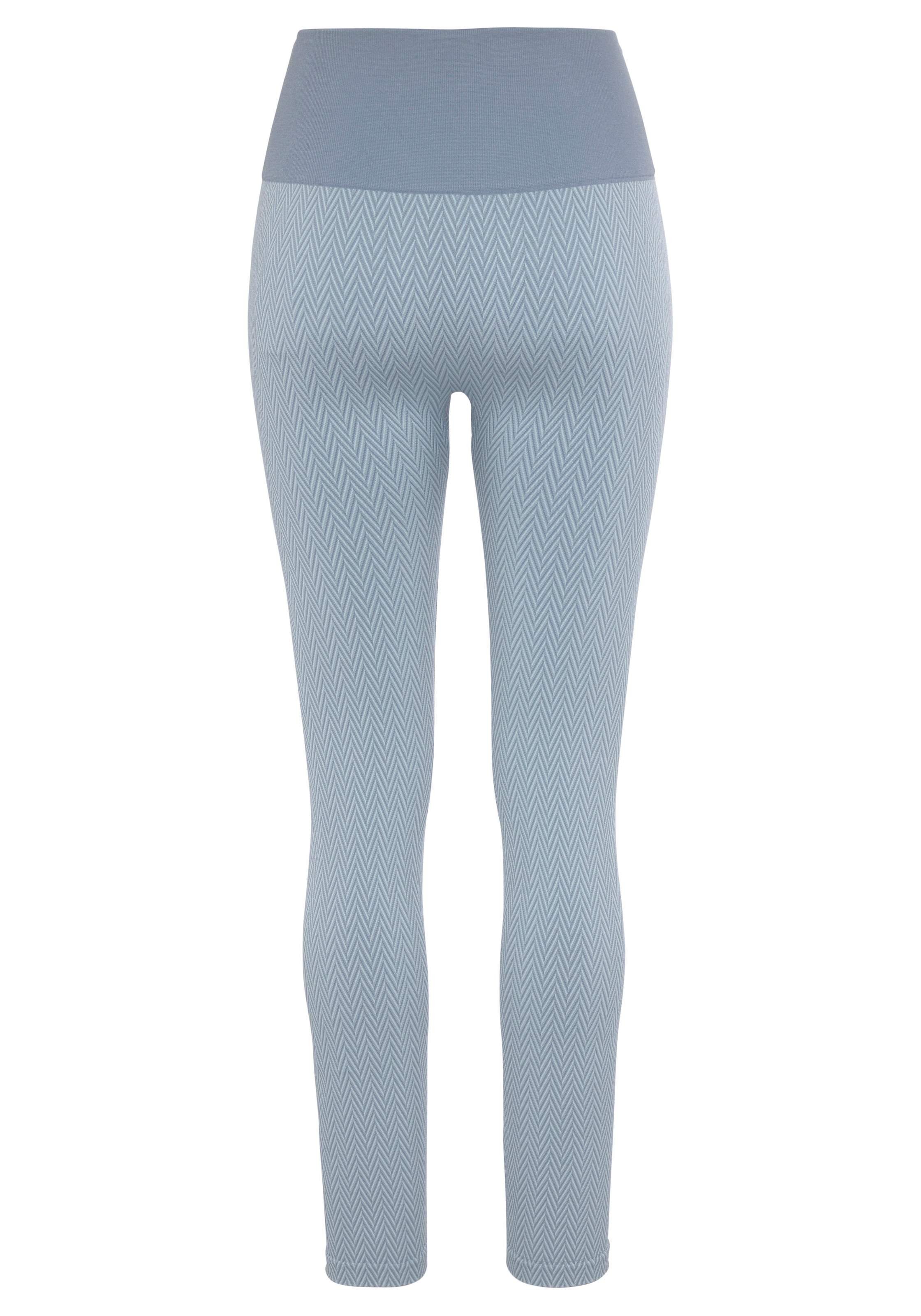 Vivance active Leggings »-Sporthose«, Jacquardmuster und breitem Bund