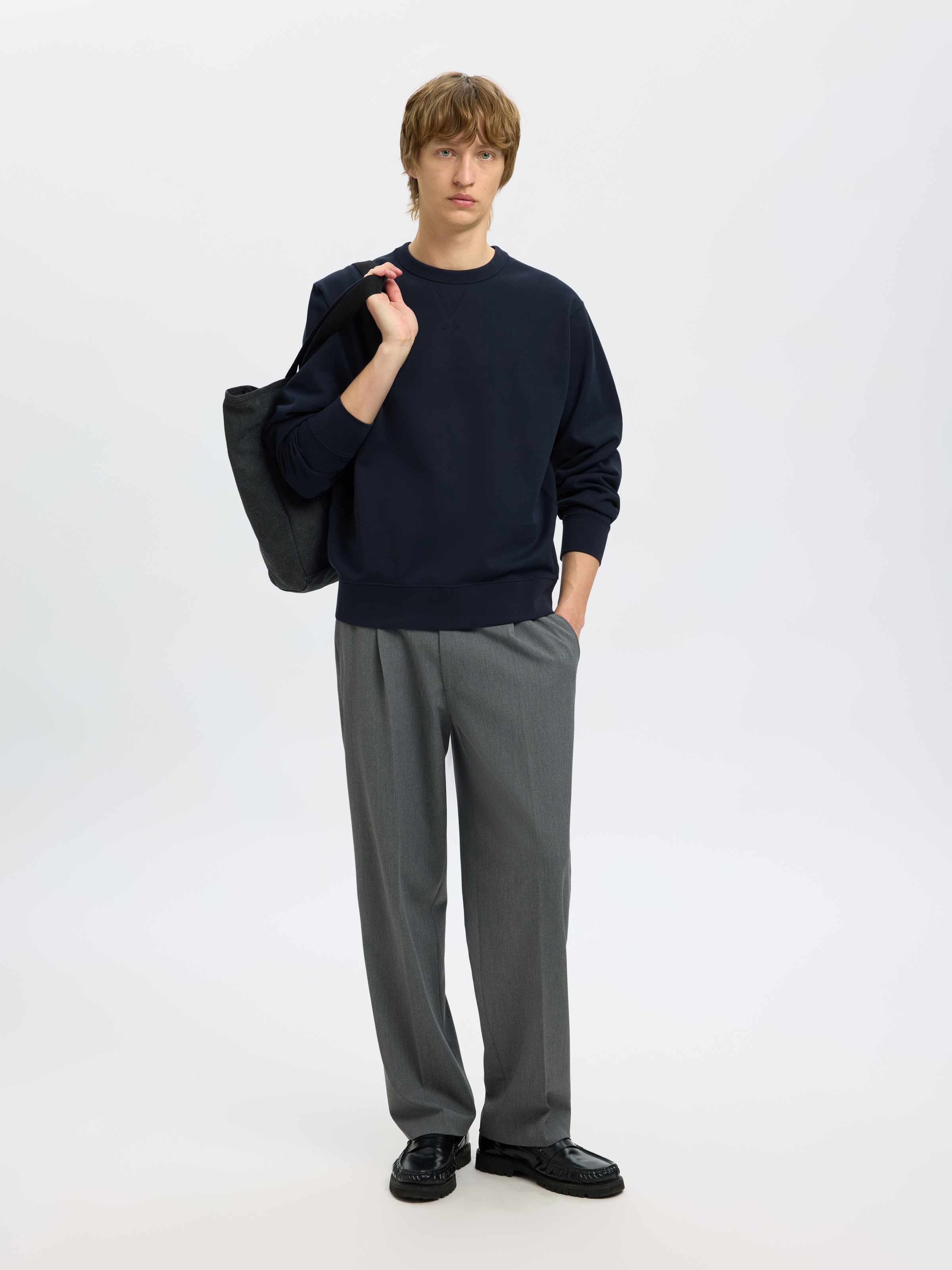 SELECTED Sweatshirt »SLHRELAXLUKE LS SWEAT CREW NECK NOOS«
