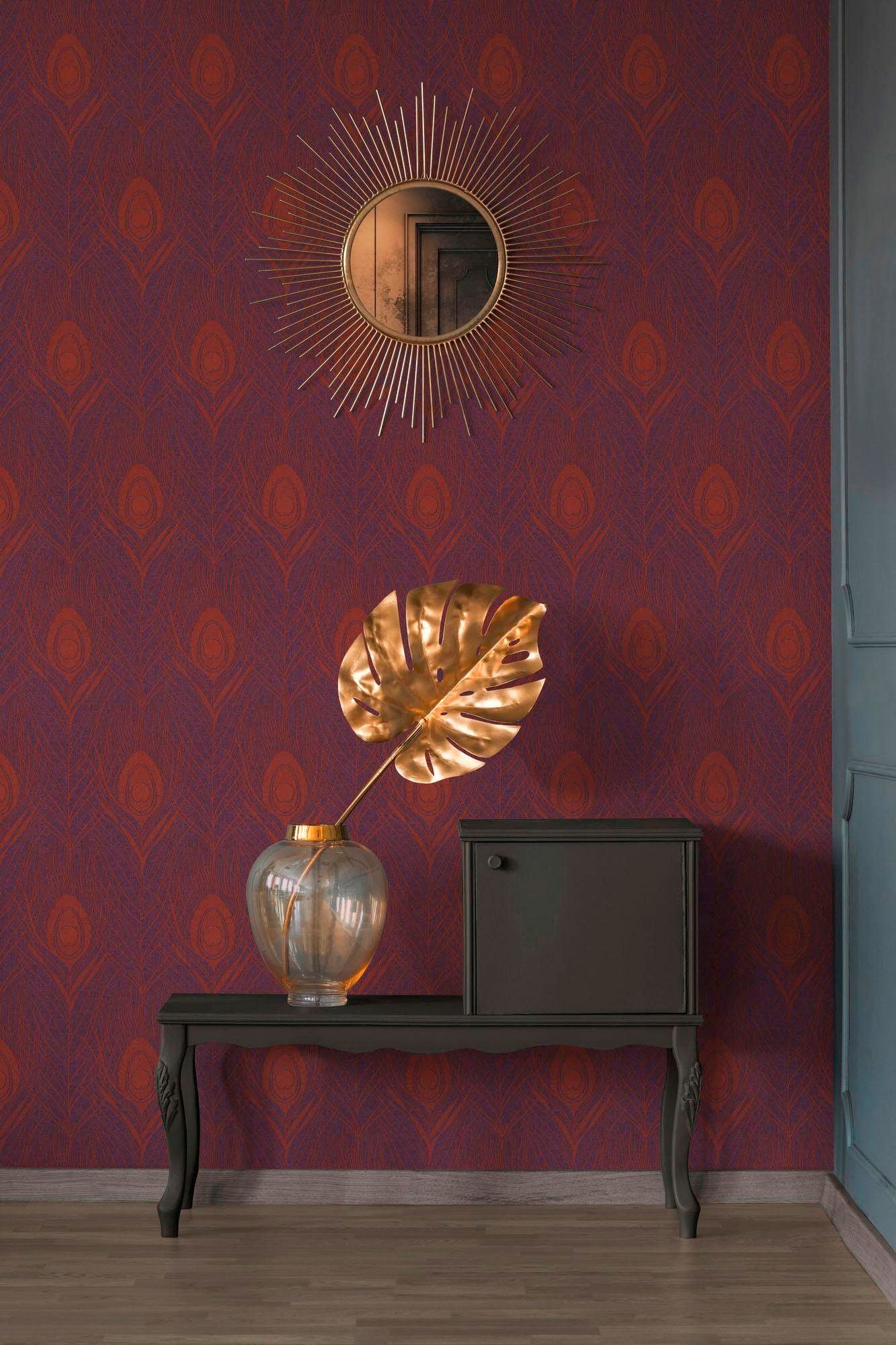 Architects Paper Vliestapete »Absolutely Chic« Motiv | abstrakt | naturalistisch glatt Designtapete Tapete Federn Tapeten Wohnzimmer Schlafzimmer Küche Optik