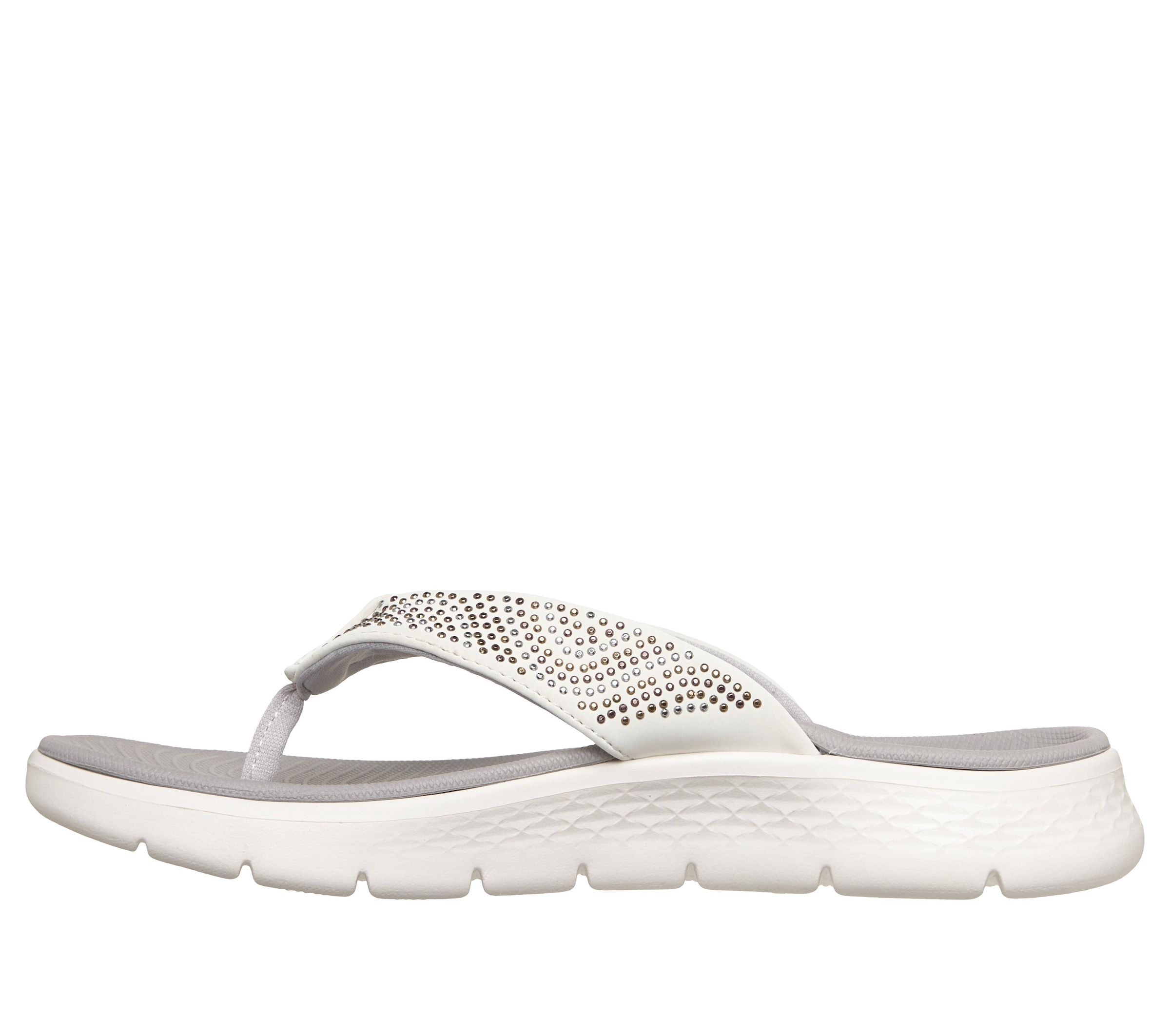 Skechers Zehentrenner »GO WALK FLEX SANDAL«  Sommerschuh, Badeschuh, Strandschuh mit Nietenverzierung