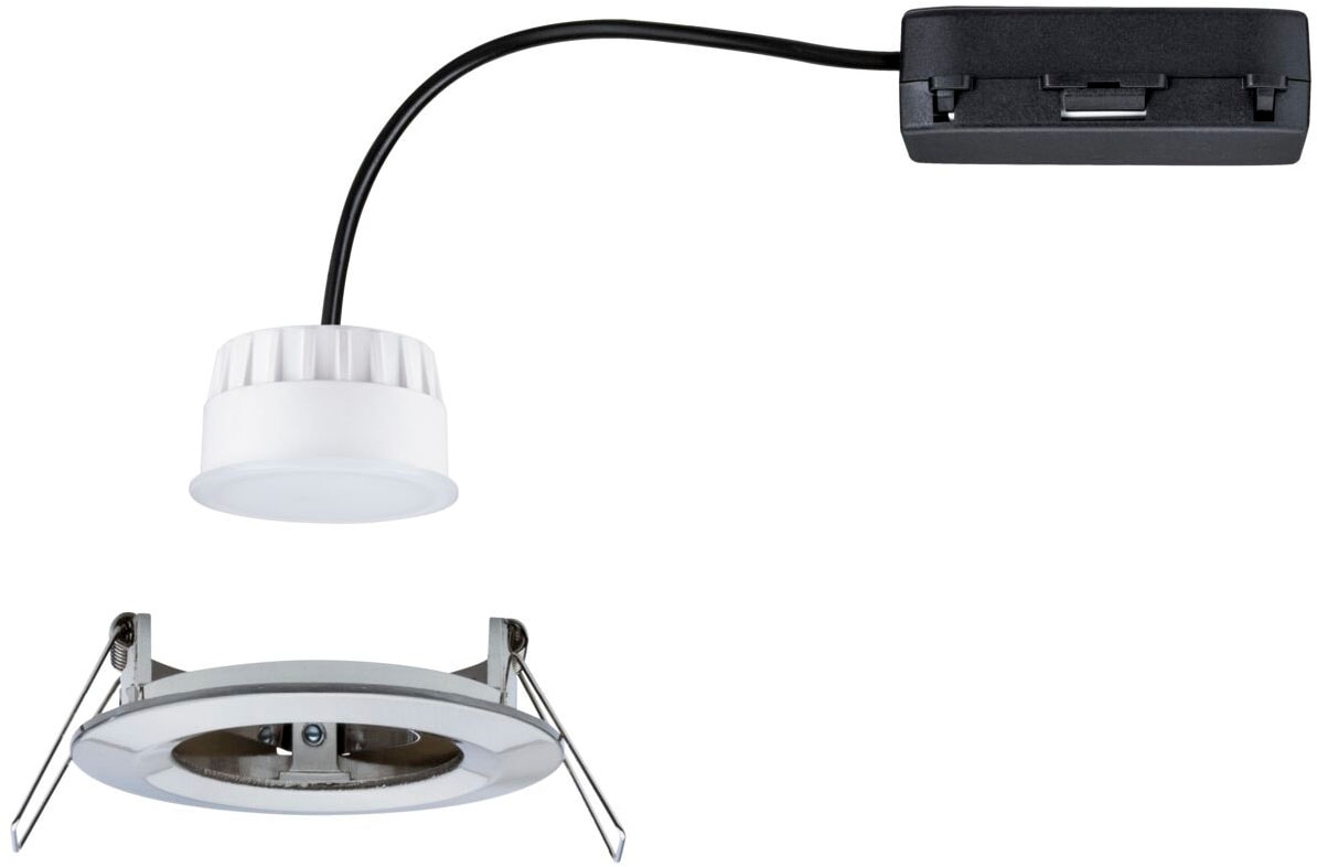 Paulmann LED Einbauleuchte »LED Einbauleuchte Nova Coin IP44 rund 78mm« LED-Modul 1 Stk. Tageslichtweiß Memoryfunktion, Farbwechsler, Farbsteuerung, Dimmer, Smart Home