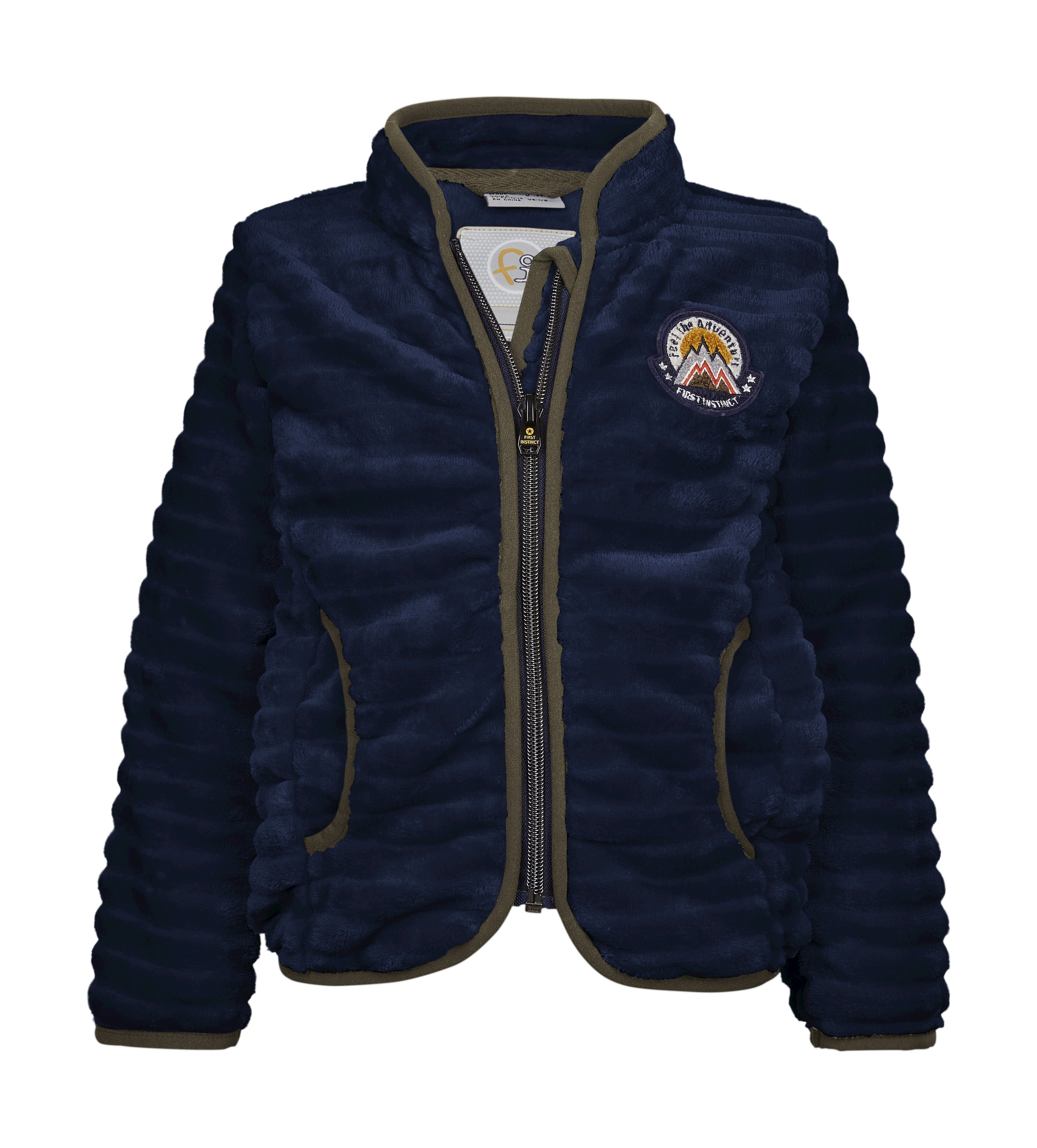 First Instinct By Killtec Fleecejacke »FIW 1 MNS JCKT« in blau, Größe 110/116