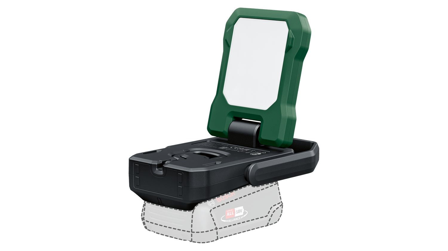 Bosch Home & Garden Arbeitsleuchte »Akku-LED-Leuchte »EasySpotLight 18V-400««, Vielseitige LED-Leuchte für den Innen- und Außenbereich, ohne Akku
