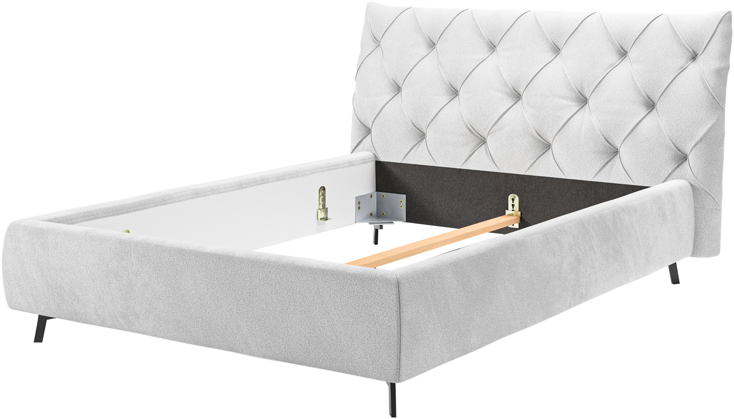 Home affaire »Elloree, in 4 Breiten bis 200cm, auch in Leder« Kopfteilhöhe 105 cm, belastbar bis 280 kg, auch in Überlänge 220cm