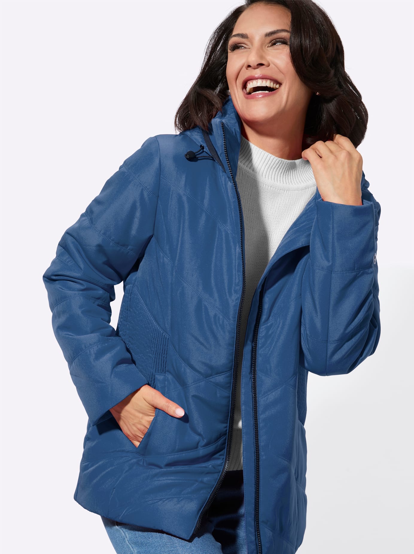Casual Looks Steppjacke mit Kapuze