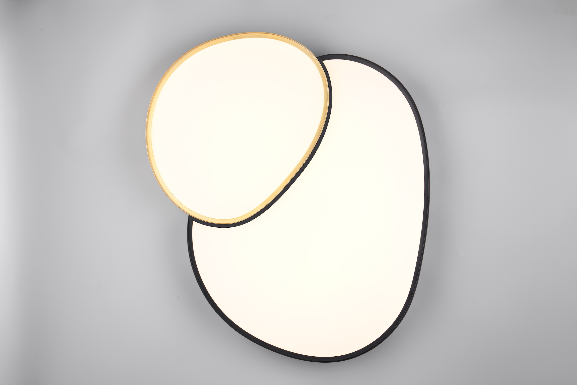 TRIO Leuchten LED Deckenleuchte »RISE, LED Deckenlampe 45W 5300 Lumen warmweiß bis kaltweiß 2700-6500K« LED-Board 1 Stk. warmweiß - kaltweiß Fernbedienung dimmbar Memoryfunktion Nachtlicht CCT Lichtfarbe wählbar