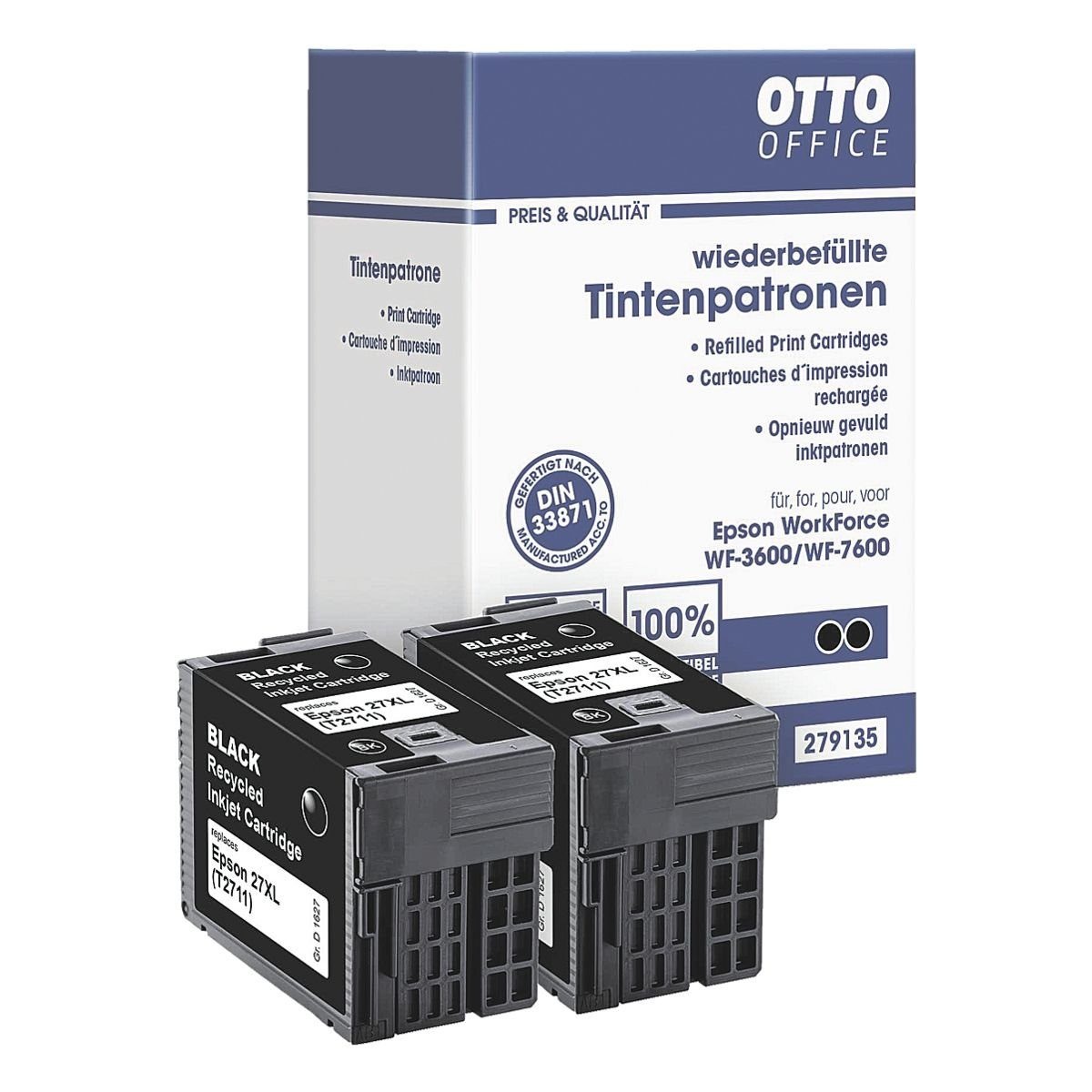 Otto Office Doppelpack Tintenpatrone ersetzt Epson schwarz