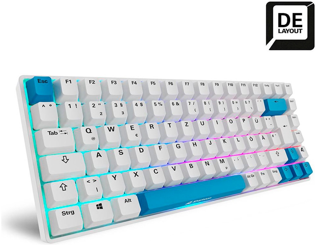 Sharkoon Tastatur »SKILLER SGK50 S3 PBT«, (USB-Anschluss-Profil-Speicher)