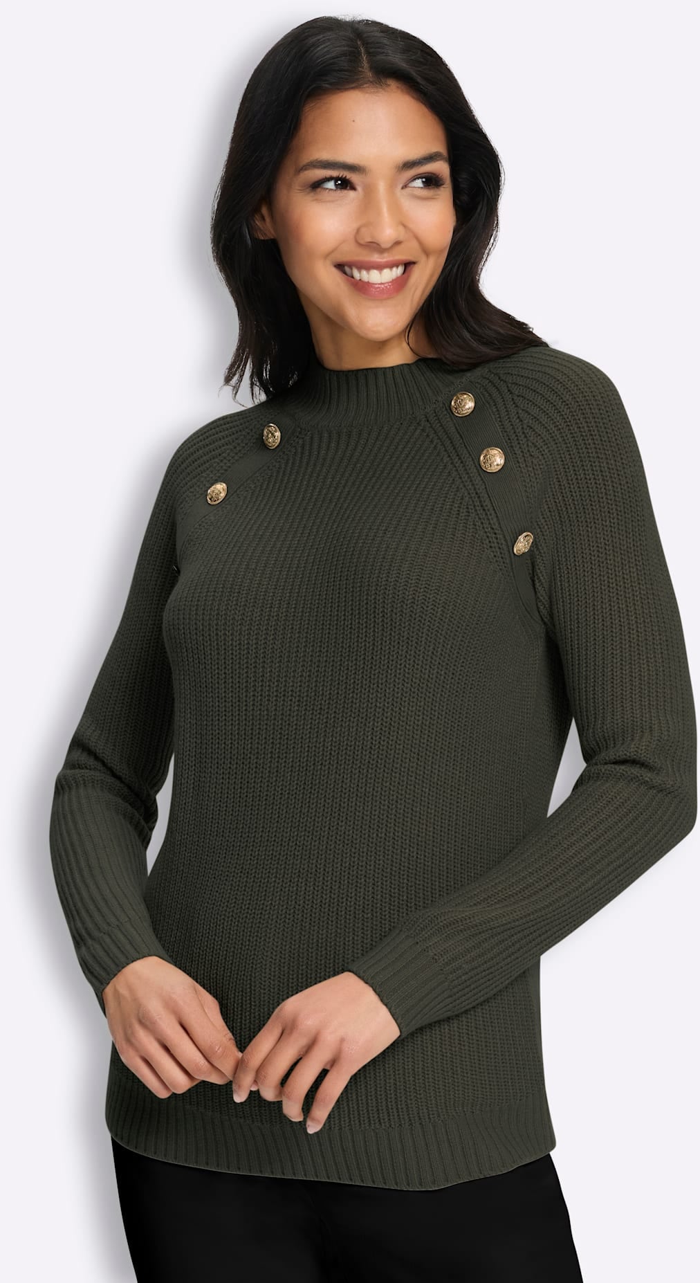 Classic Basics Stehkragenpullover »Pullover«