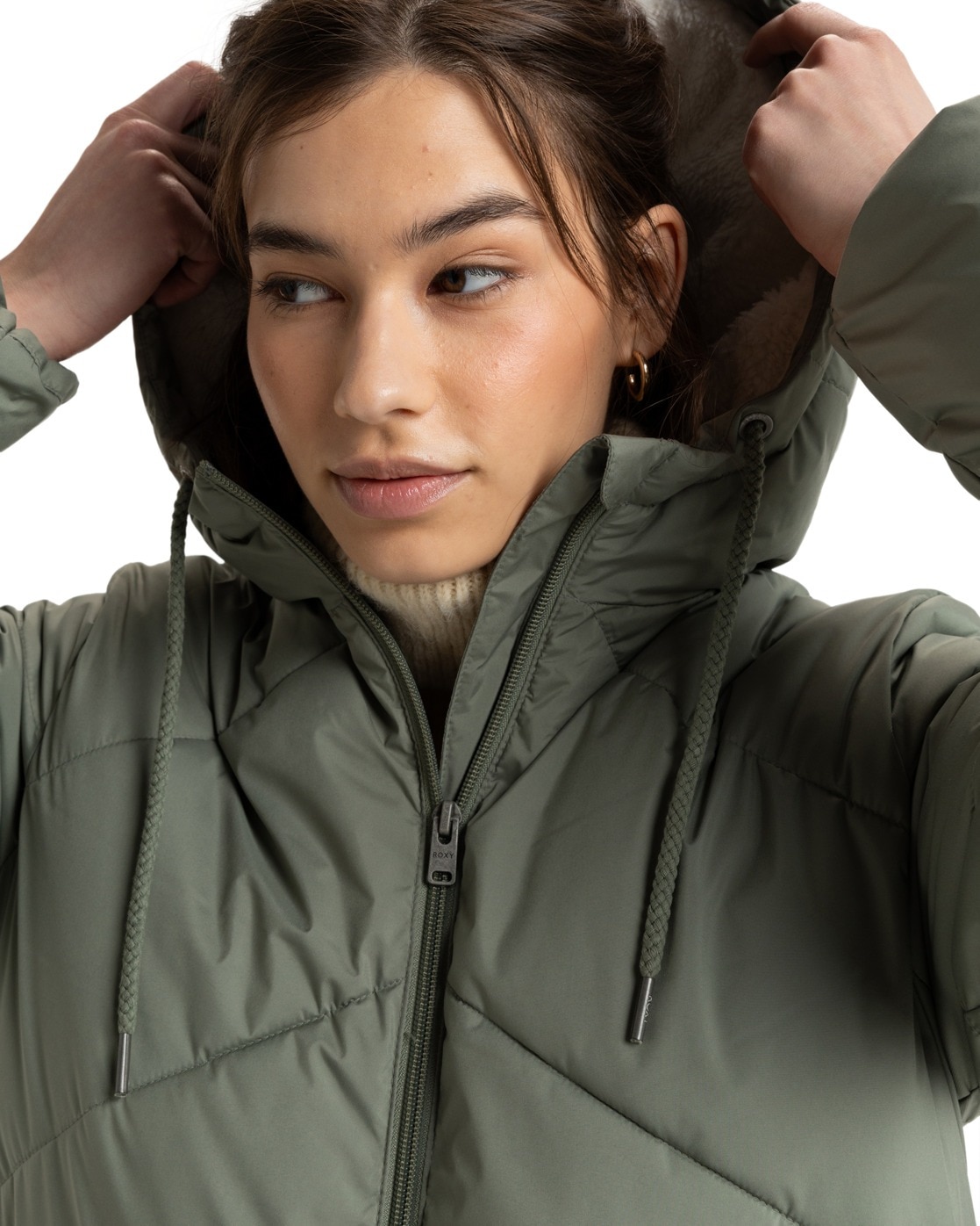 Roxy Leichtdaunenjacke »Better Weather« mit Kapuze