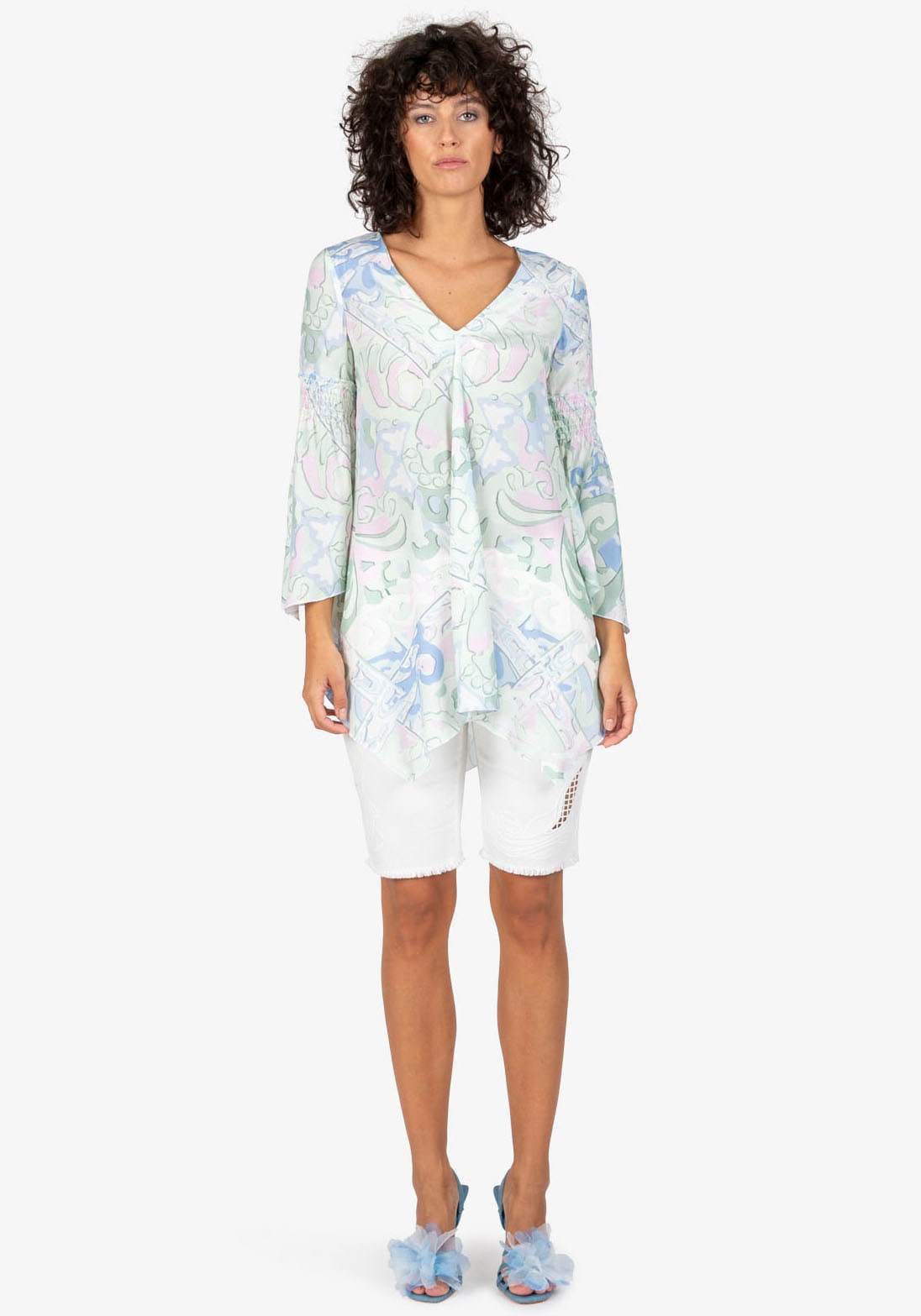 Sportalm Kitzbühel Longbluse, mit Kordeldetail in der Taille