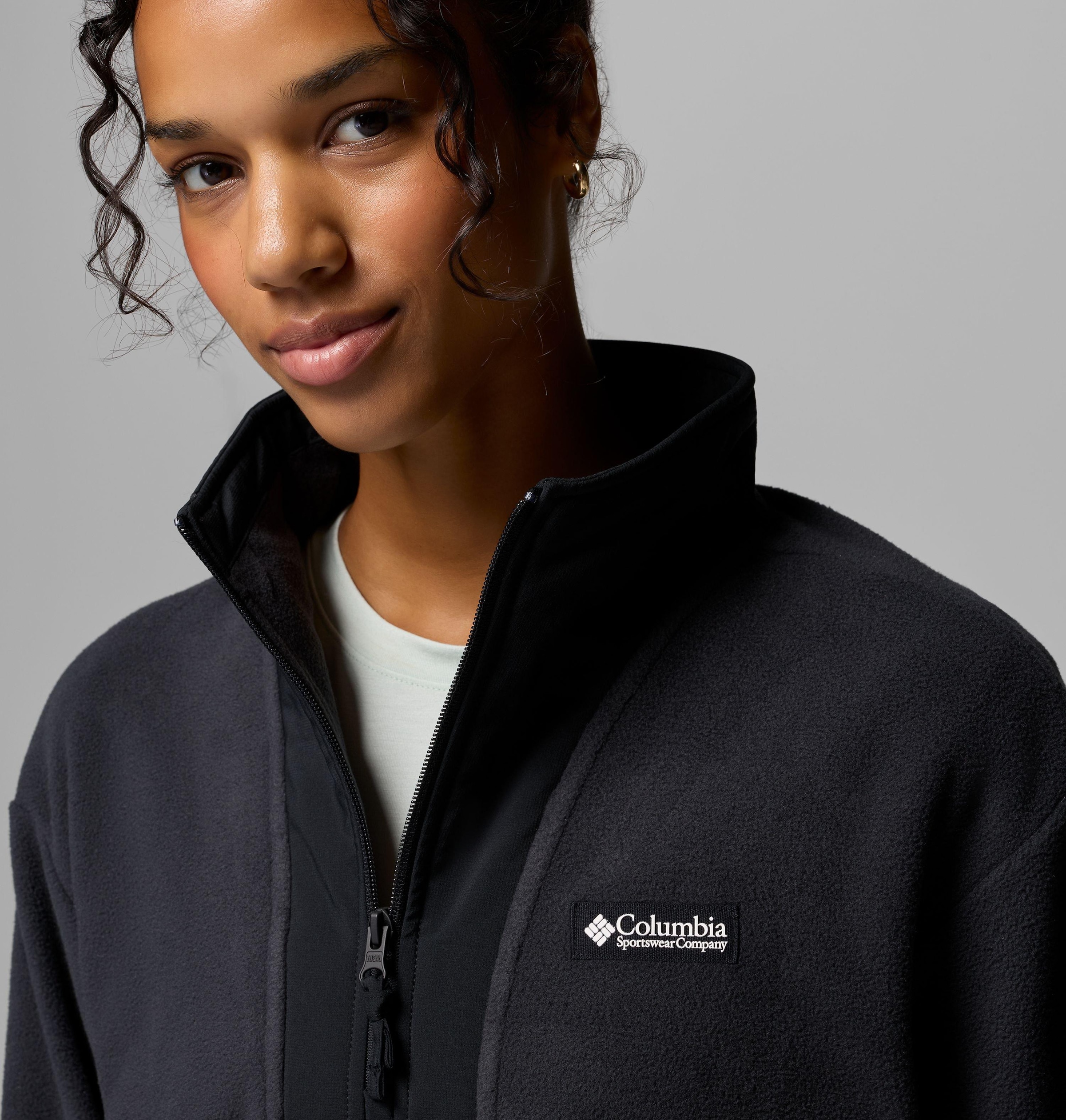 Columbia Fleecepullover »Sequoia Grove II Half Zip Fleece«, mit Half-Zip, windabweisend, wasserabweisend, atmungsaktiv, aus Fleece
