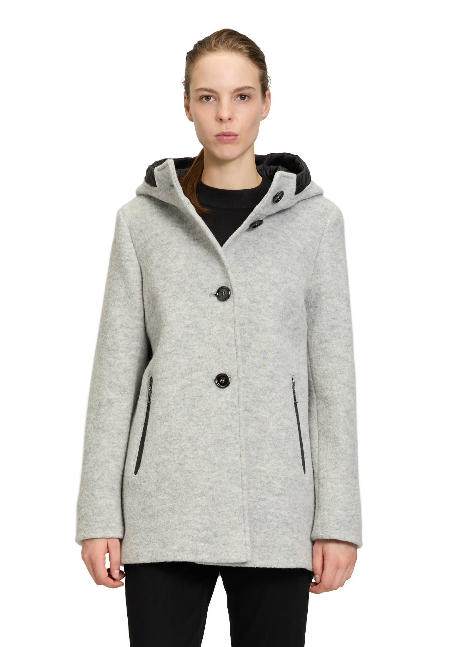 Gil Bret Wolljacke »Wolljacke mit Kapuze«