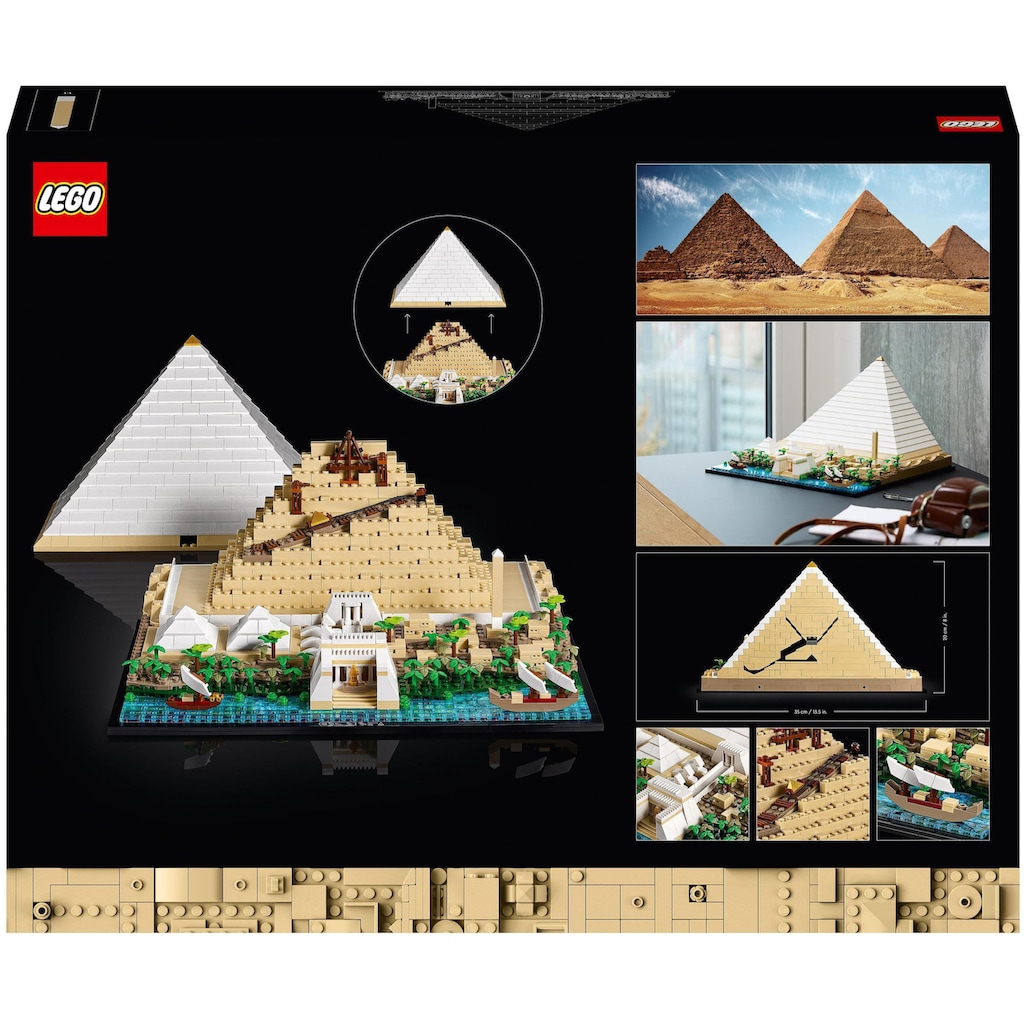 LEGO® Konstruktionsspielsteine »Cheops-Pyramide (21058), LEGO® Architecture«, (1476 St.)