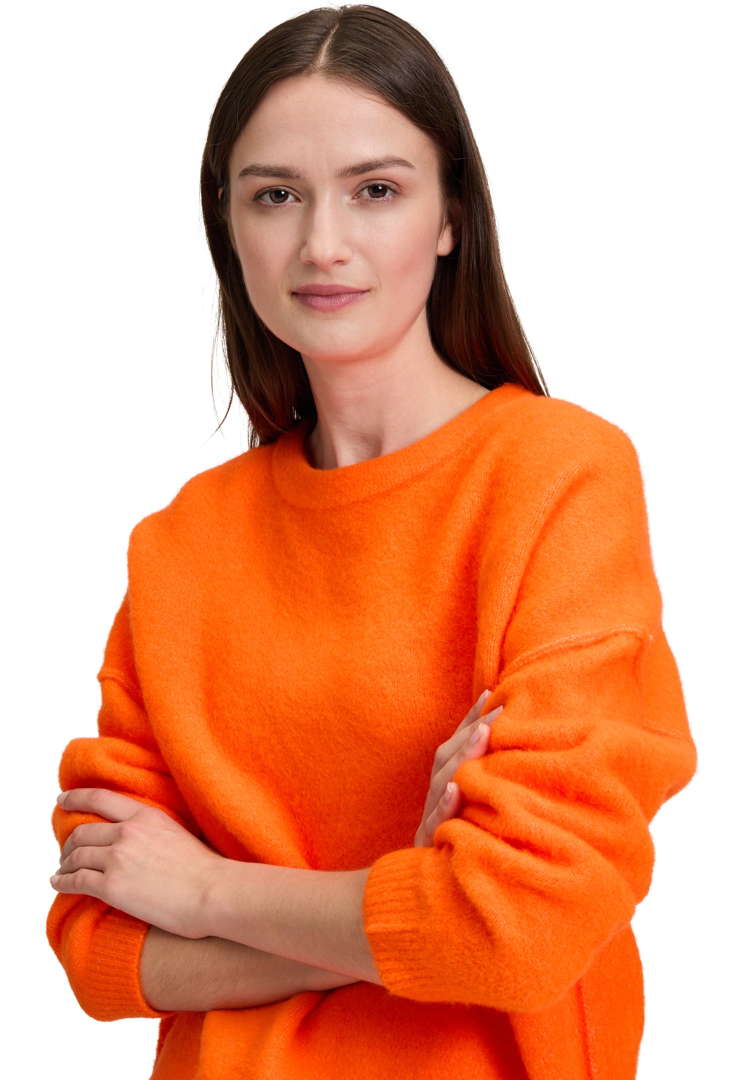 Betty&Co Strickpullover »Strickpullover mit Rundhalsausschnitt«