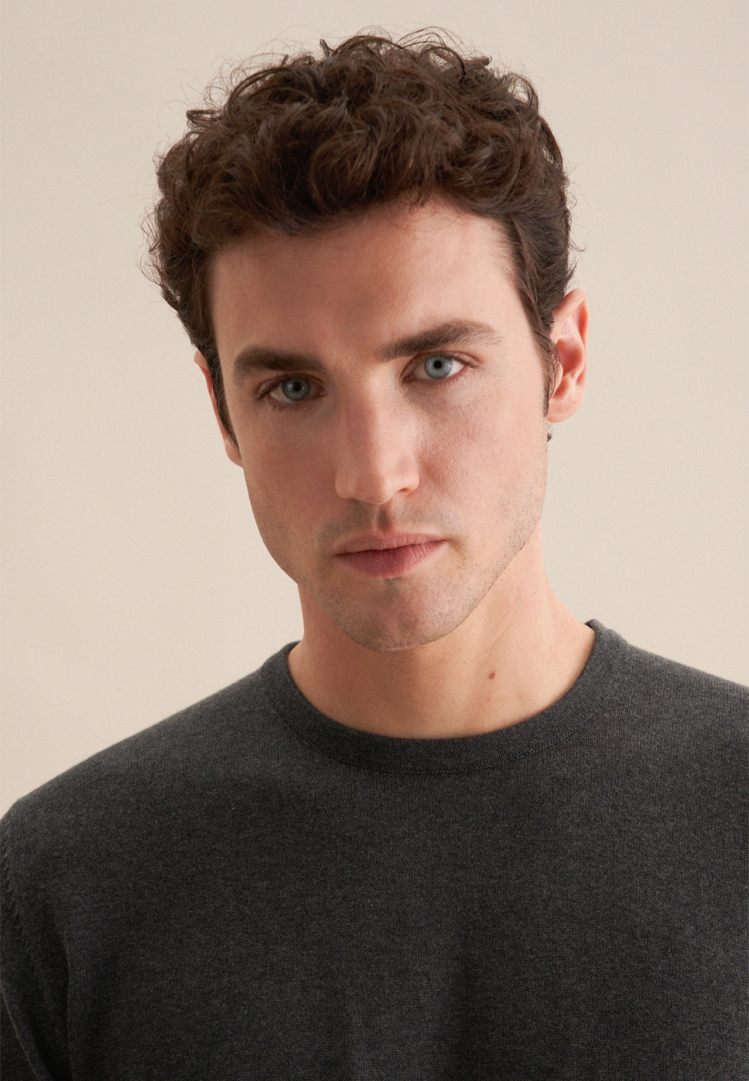 seidensticker Strickpullover »Schwarze Rose« 1/1 Rundhals Uni