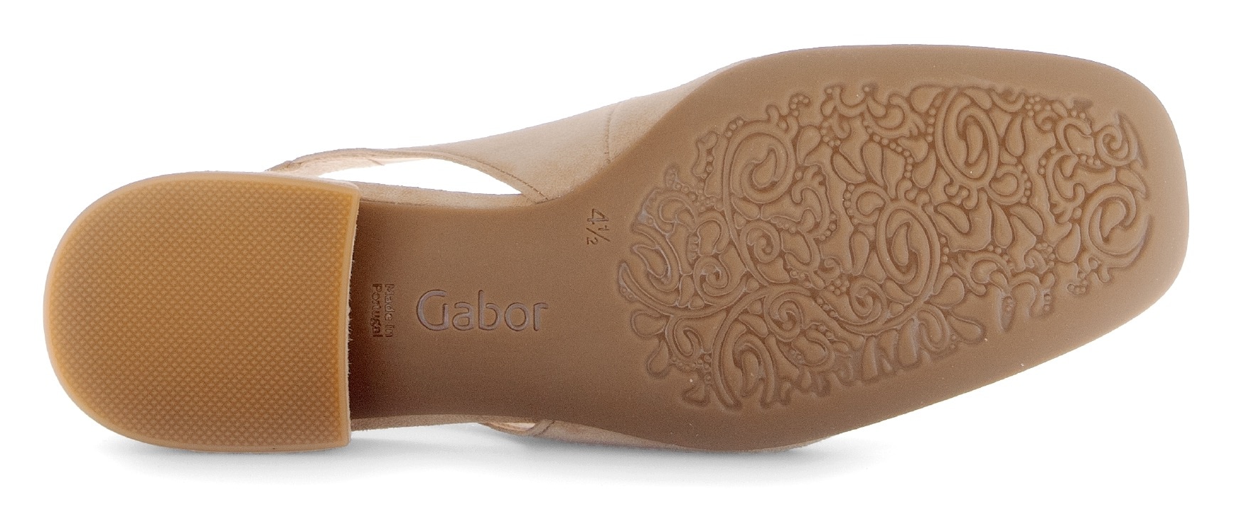 Gabor Slingpumps »RHODOS«, Blockabsatz, Businessschuh, verstellbares Riemchen, Weite G (=weit)