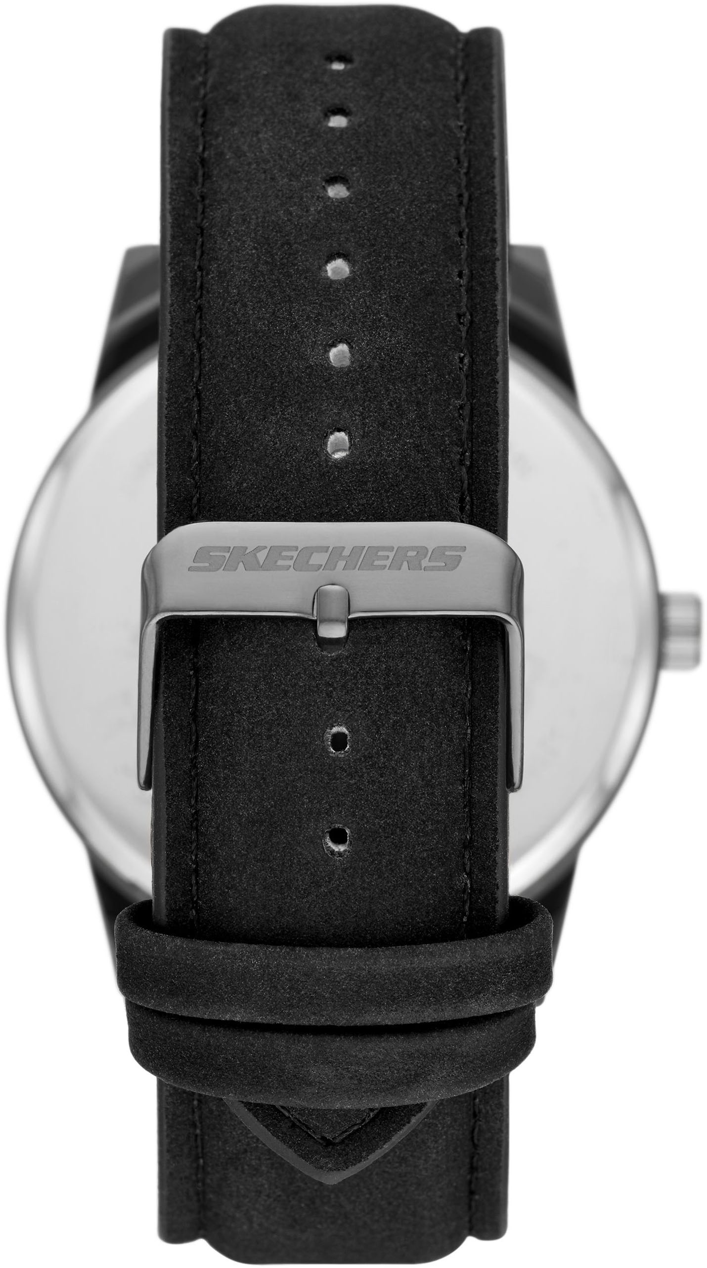 Skechers Quarzuhr, (Set, 5 tlg., mit 4 Schmuckarmbändern), Armbanduhr, Herrenuhr, analog, Leuchtindizes, Geschenkidee