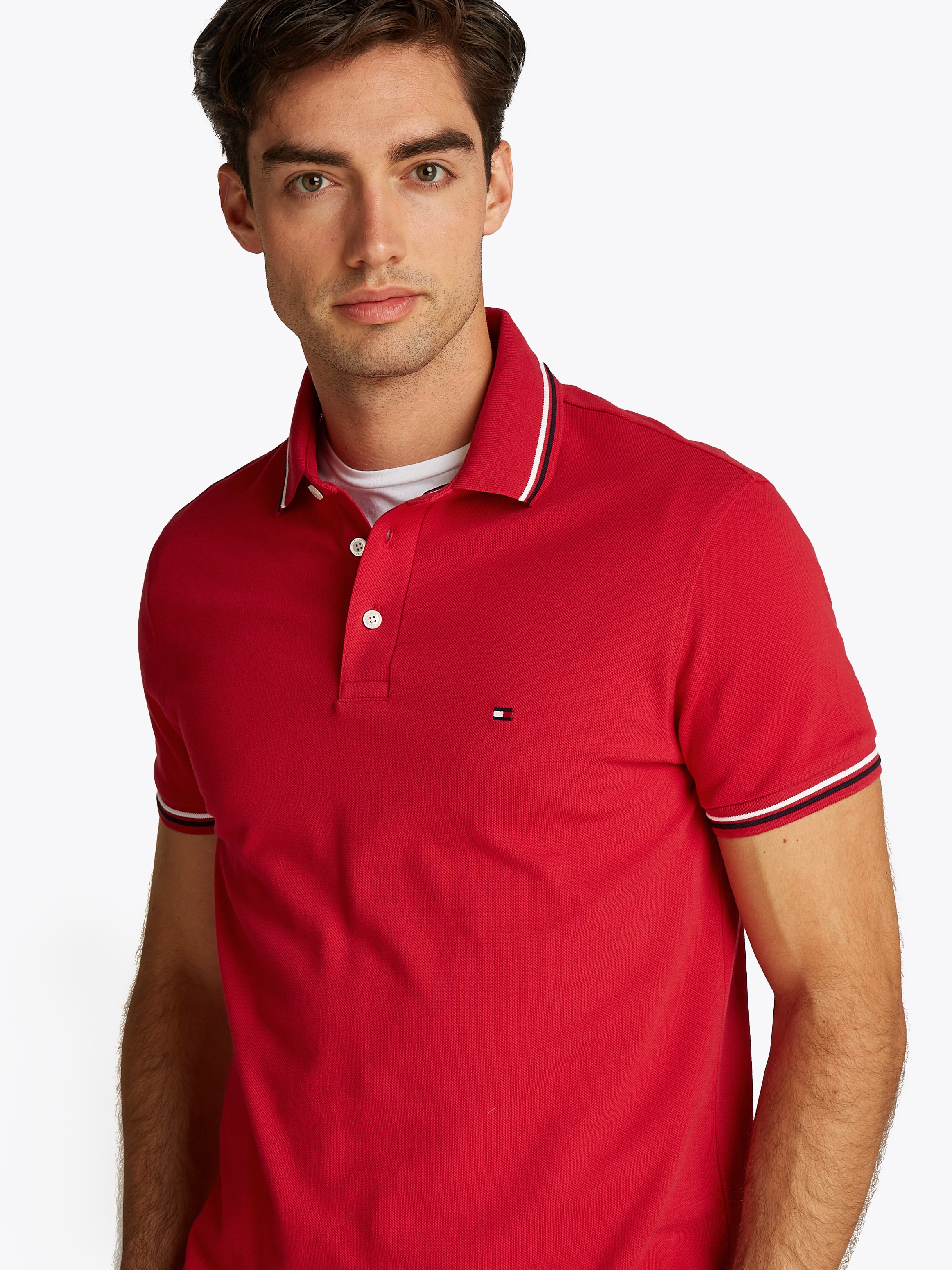 Tommy Hilfiger Poloshirt »TOMMY TIPPED SLIM POLO«