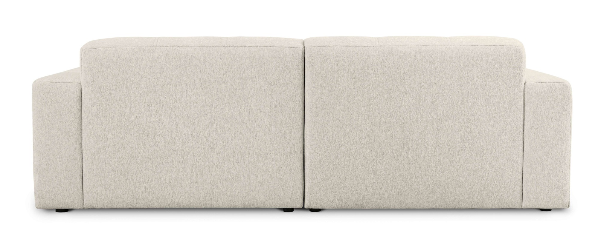 OTTO home Ecksofa »Tapley« Breite 221 cm,Boucle, Struktur fein, mit Knopfsteppung, bodentief