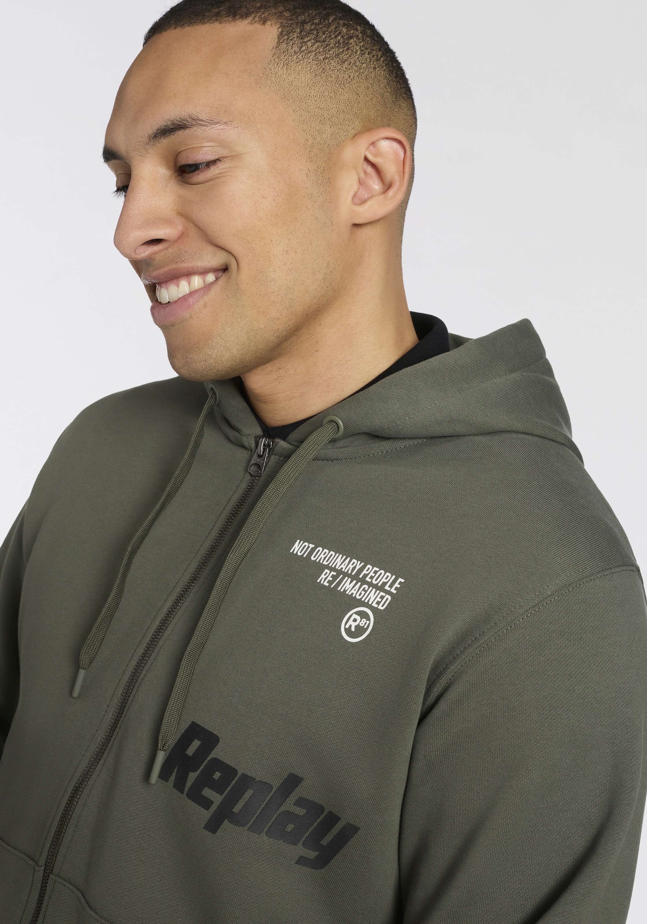 Replay Kapuzensweatjacke