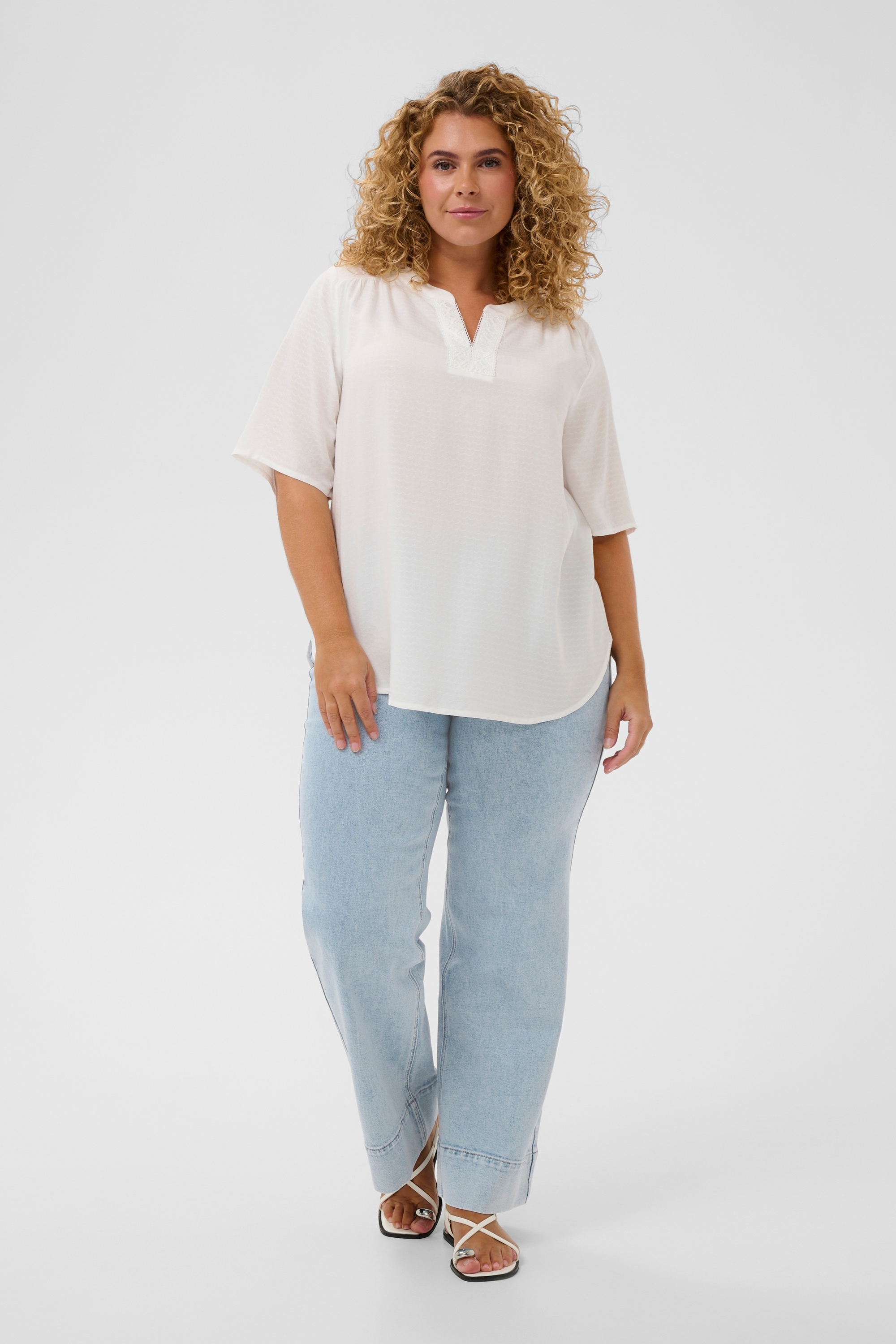 KAFFE Curve Regular-fit-Jeans »Damen Jeans KCmalia«