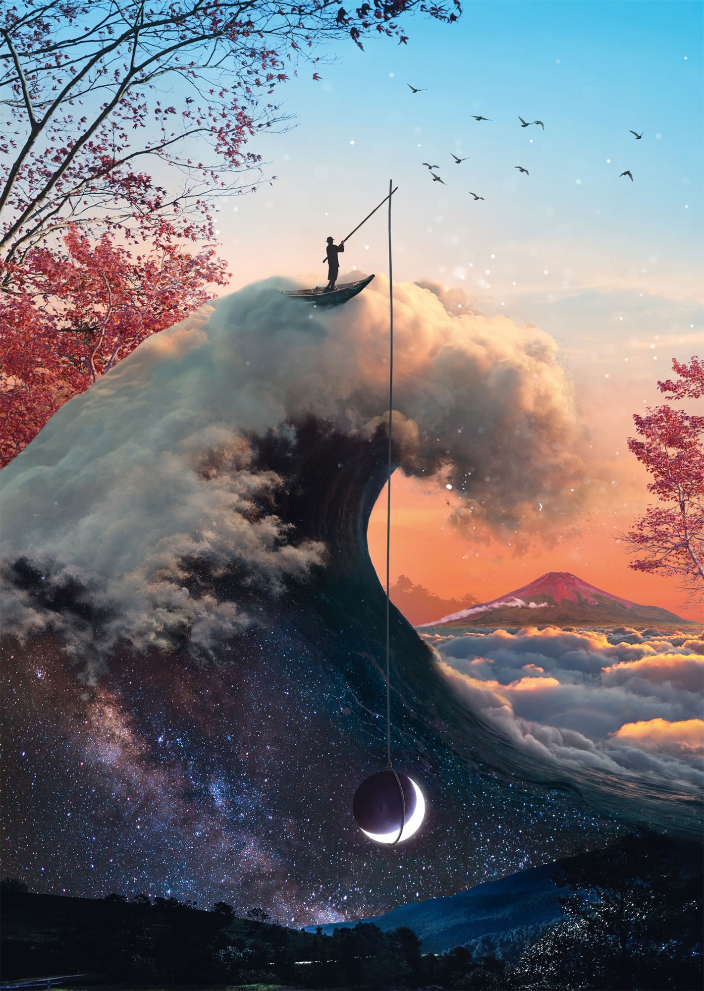 Schmidt Spiele Puzzle »Natacha Einat, Hinter dem Horizont« Made in Germany
