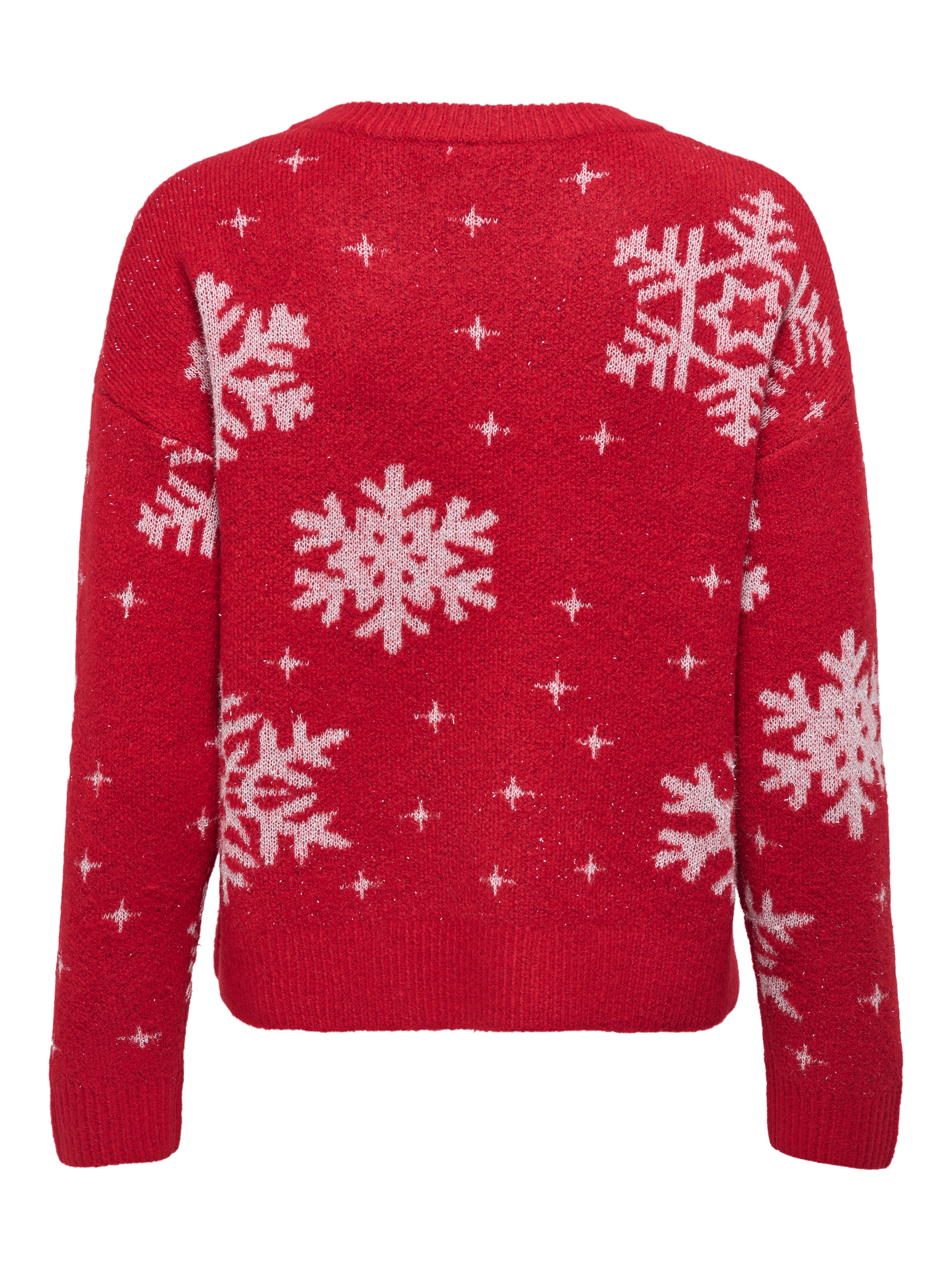 ONLY Weihnachtspullover »ONLXMAS ROLFA LS ONECK SNOWFLAKES KNT«