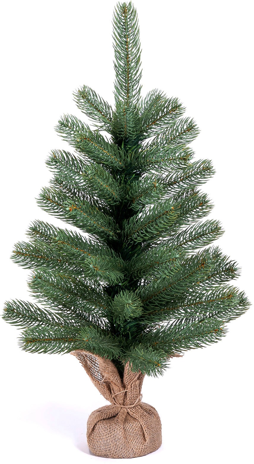 IC Winterworld Künstlicher Christbaum«, OTTO Weihnachtsdeko Shop Weihnachtsbaum »Tannenbaum, Online den mit im Betonfuß Jutebeutel Nordmanntanne, künstlicher um