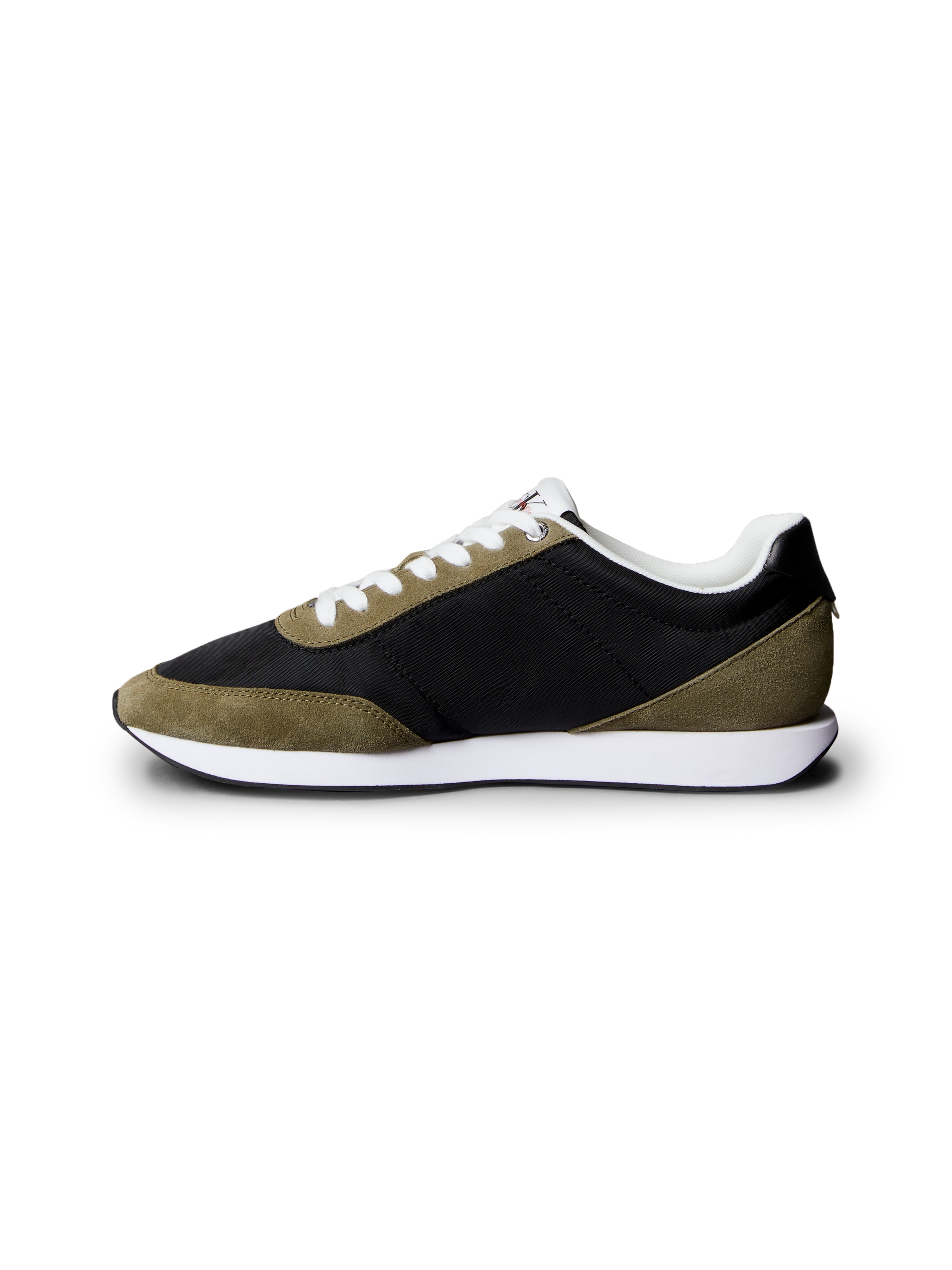Calvin Klein Jeans Sneaker »RETRO RUNNER ESS MIX MAT«, Runner-Sneaker, Freizeitschuh, Halbschuh mit seitlichem CK-Logo