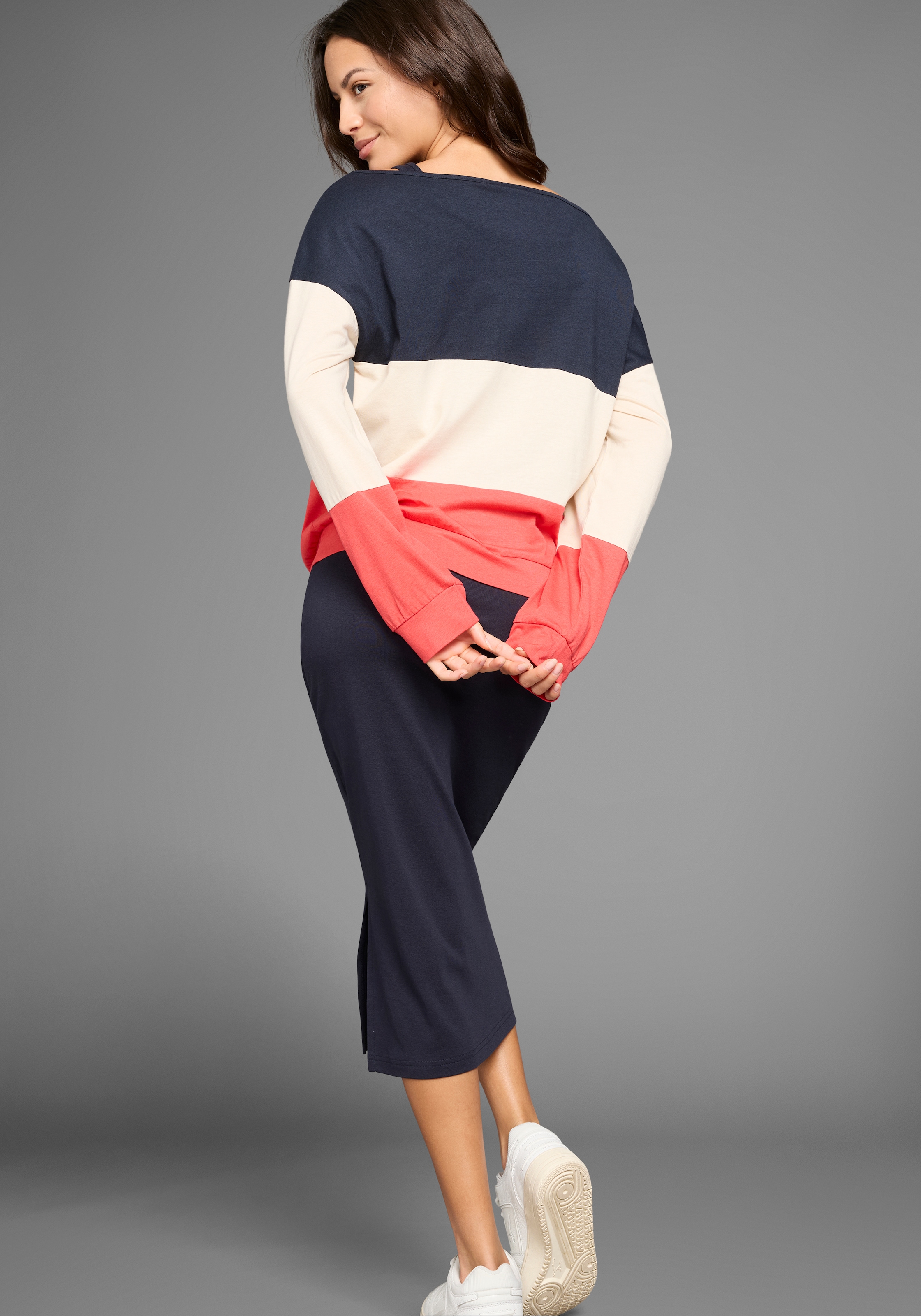 KangaROOS 2-in-1-Kleid, (Set, 2 tlg.), mit Streifenshirt im Lagenlook - NEUE KOLLEKTION
