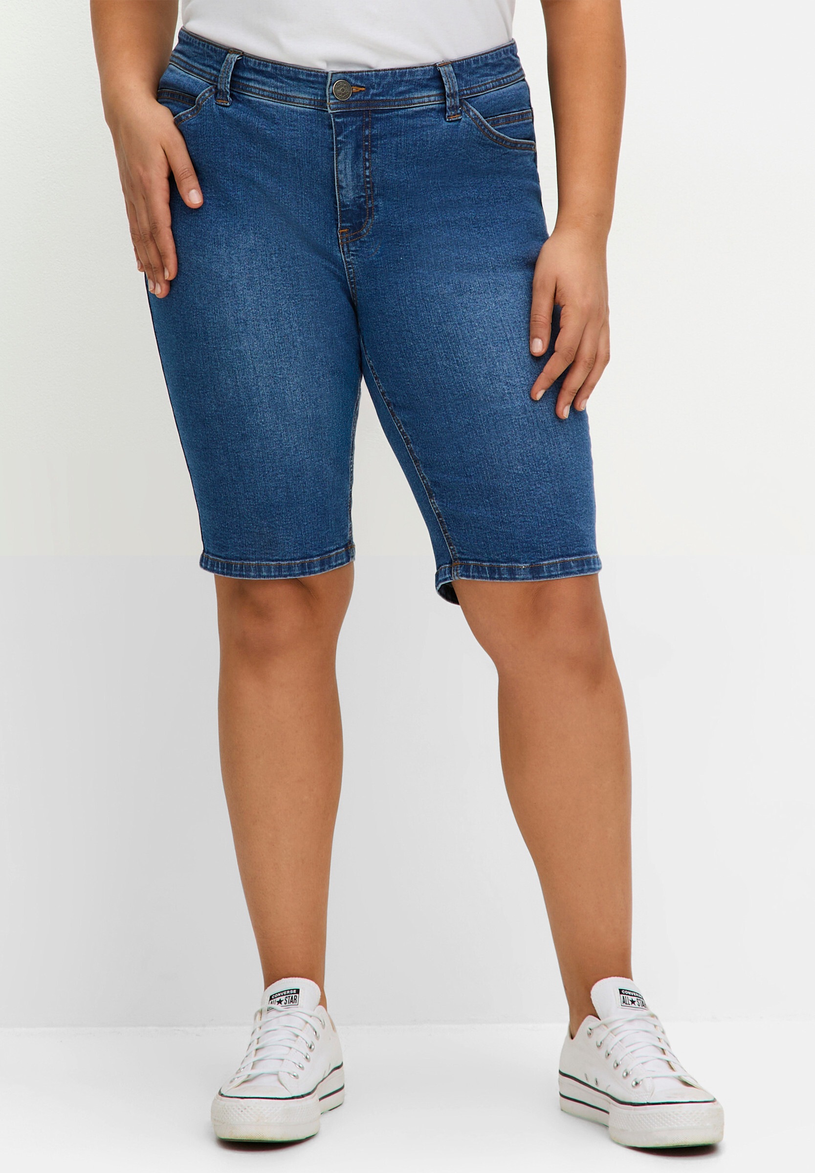 Sheego Jeansbermudas »Jeansbermudas Jeansbermudas im Curvy-Schnitt SUSANNE« im Curvy-Schnitt SUSANNE