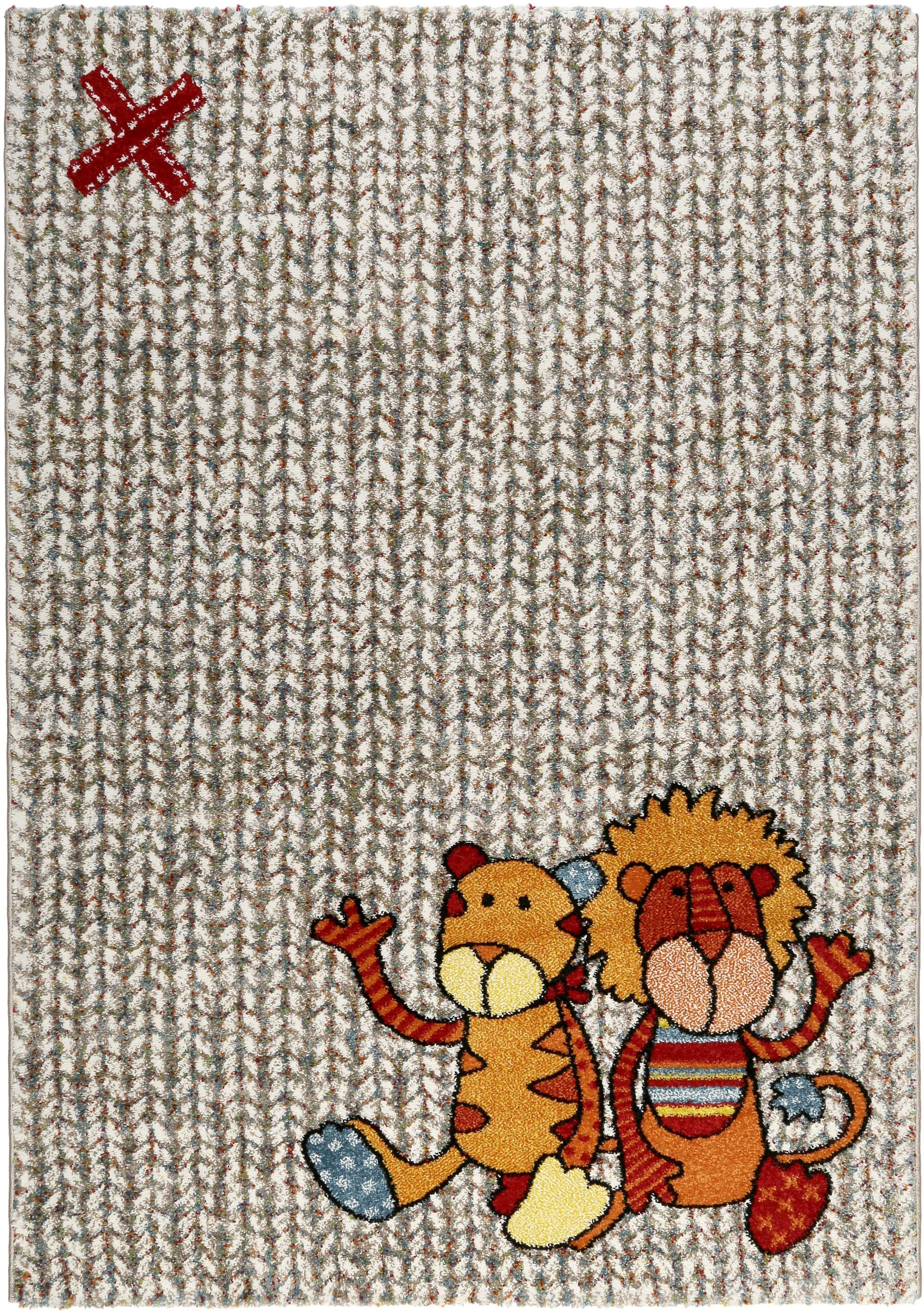 Sigikid Kinderteppich »Patchwork Sweetys«, rechteckig, 13 mm Höhe