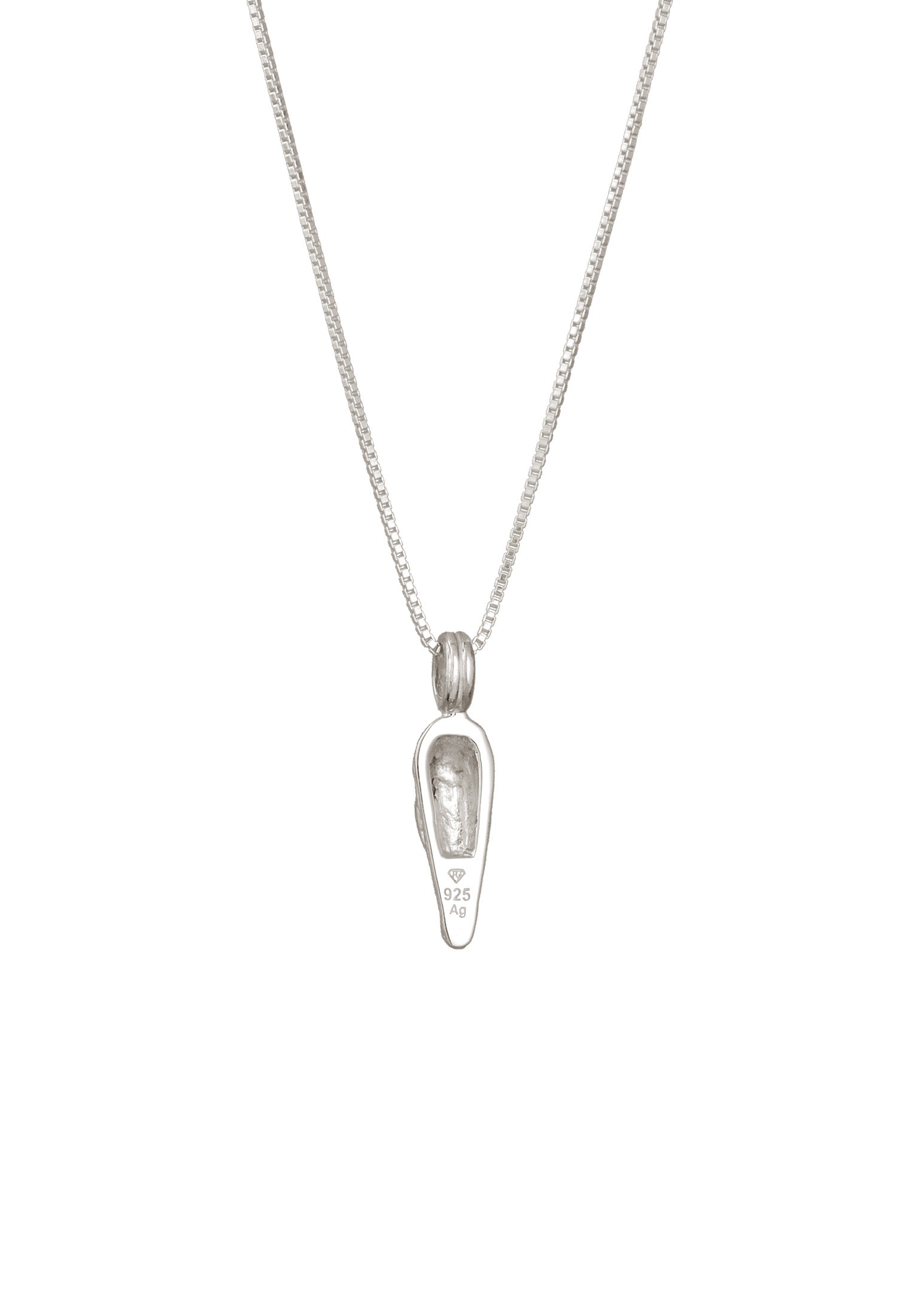 Kuzzoi Kette mit Anhänger »Halskette Tropfen Anhänger Organic Design 925 Sterling Silber«
