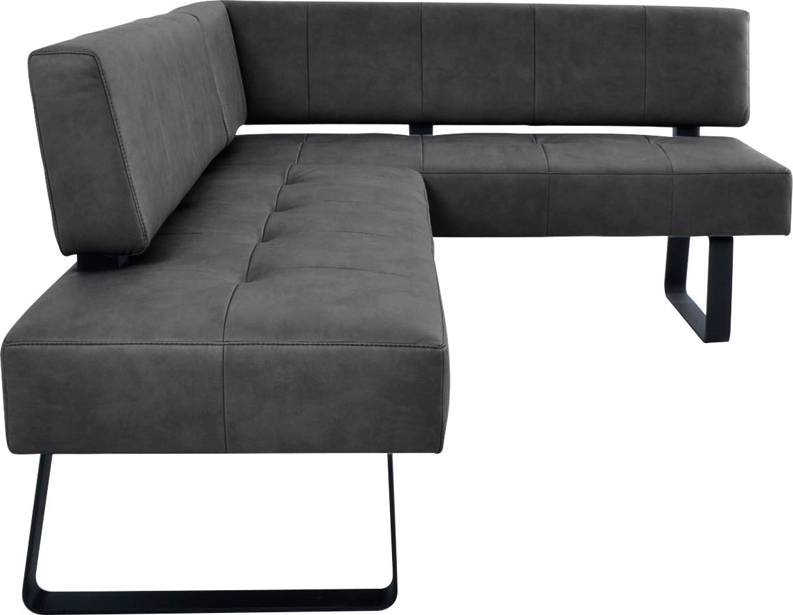 K+W Komfort & Wohnen Eckbank »Spider II« Sitzsteppung, bequem durch Sandwichbauweise, 2 Stellmaße