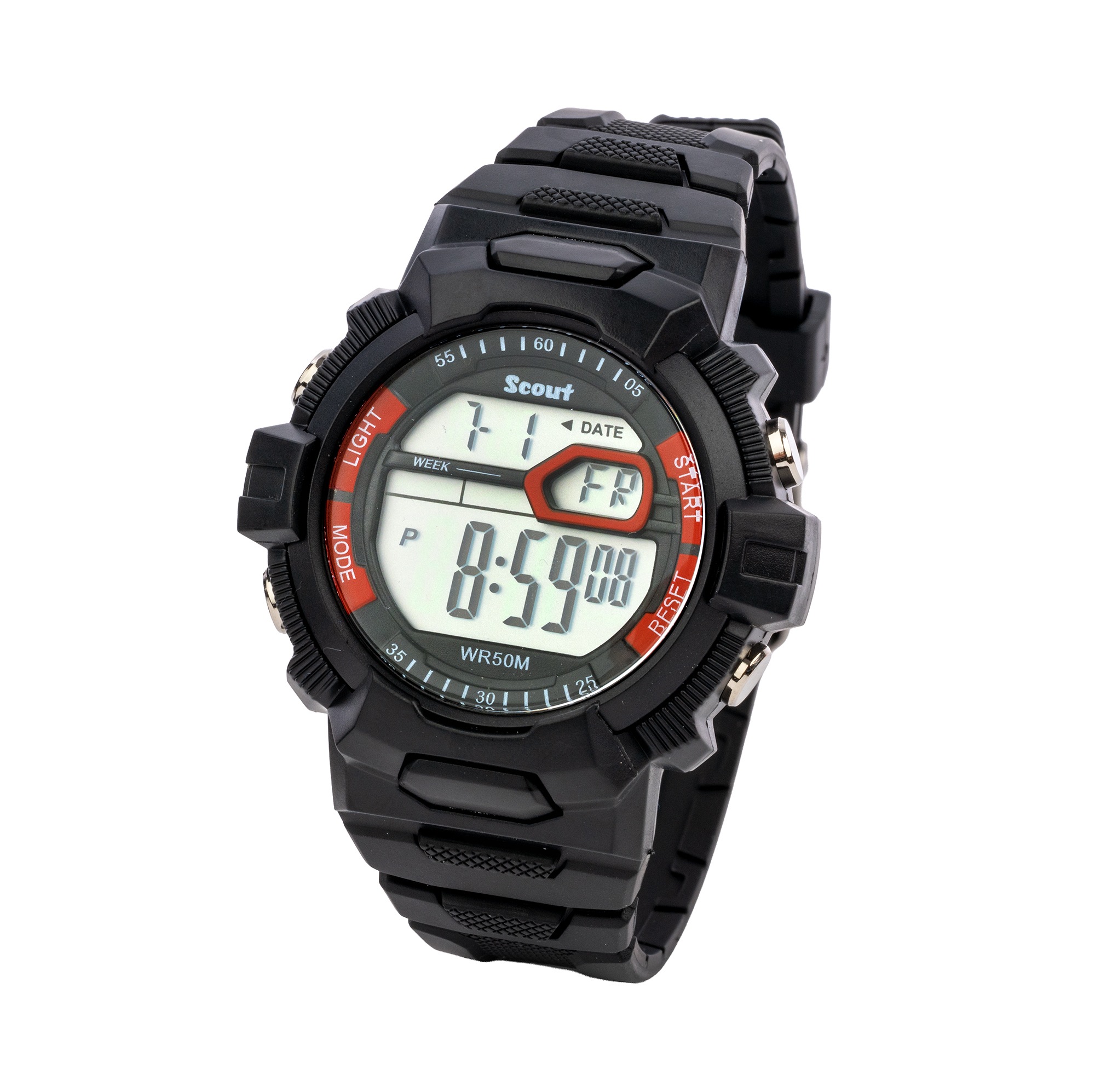 Scout Chronograph »The Digi« Armbanduhr,Quarzuhr, Kinderuhr,Mädchen,Jungen,Geschenkidee,Jugendliche