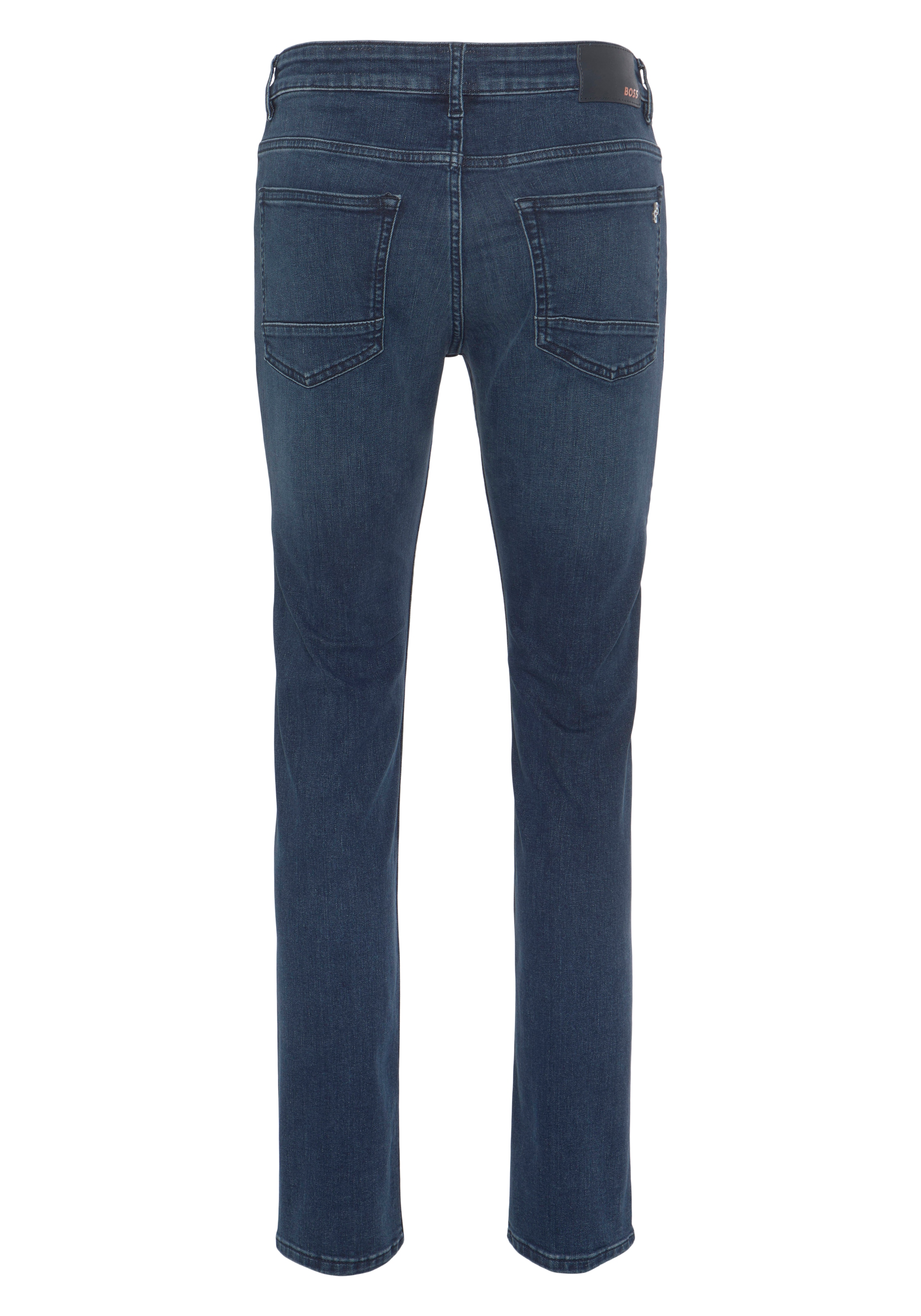 online OTTO BOSS BC-P«, mit ORANGE Straight-Jeans bei kaufen »Delaware ORANGE Logobadge BOSS