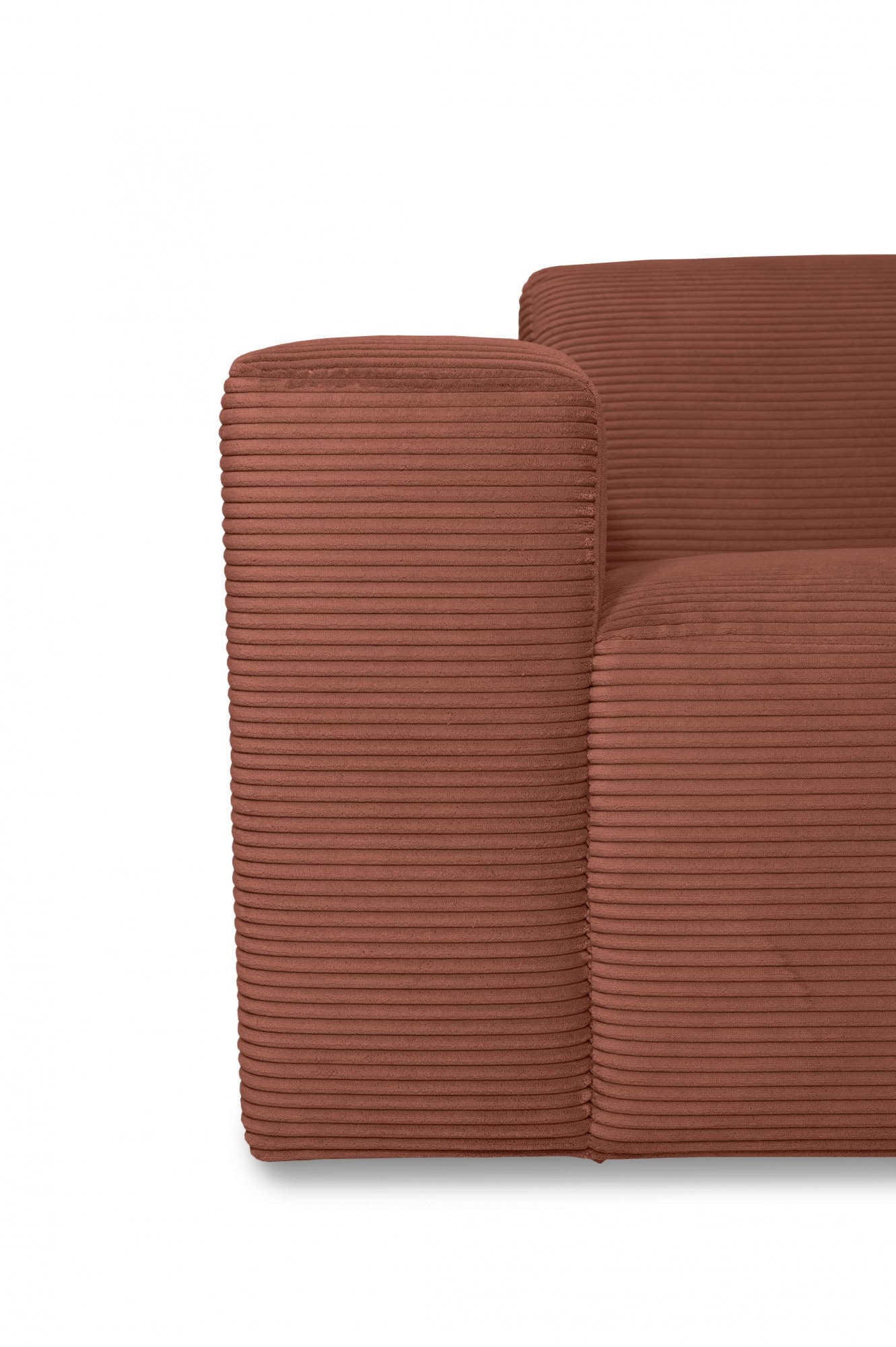 INOSIGN Ecksofa »Koa,228cm, L-Form, Modulsofa, Webstoff, Cord«, Designsofa, weicher Lounge-Sitzkomfort, Welleunterfederung, bodentief