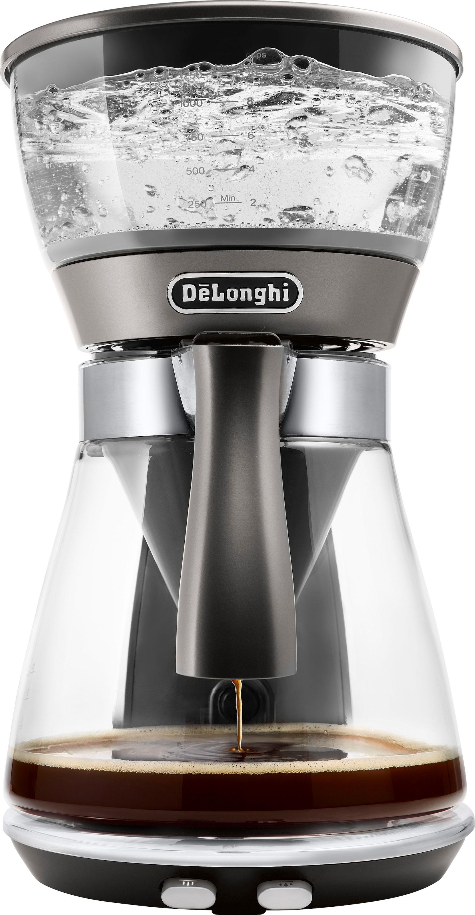 De'Longhi Filterkaffeemaschine »Clessidra ICM 17210«, 1,25 l Kaffeekanne,  Papierfilter, nach zertifiziertem ECBE Standard jetzt bei OTTO