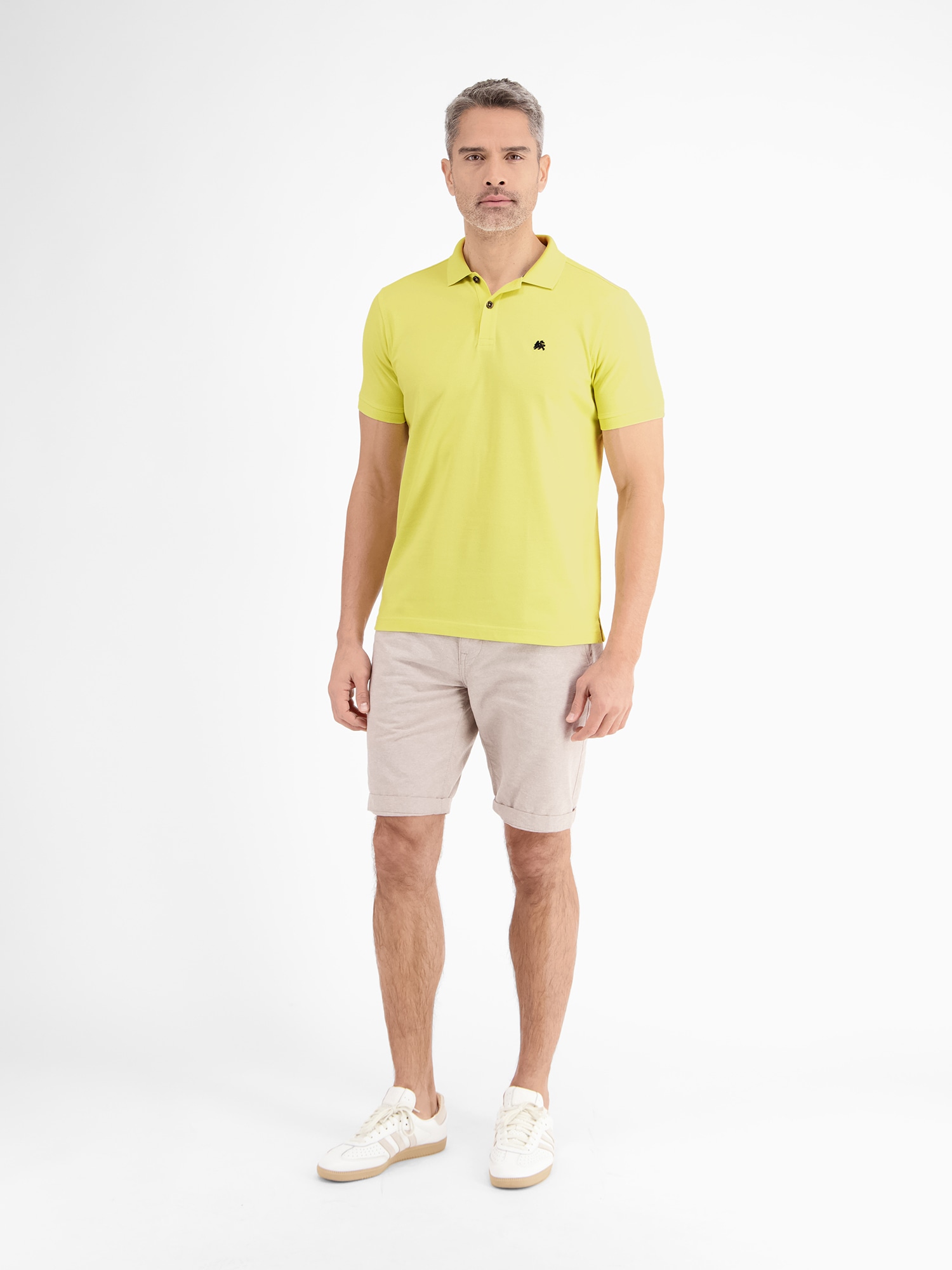 LERROS Poloshirt »LERROS Herren Poloshirt, unifarben«