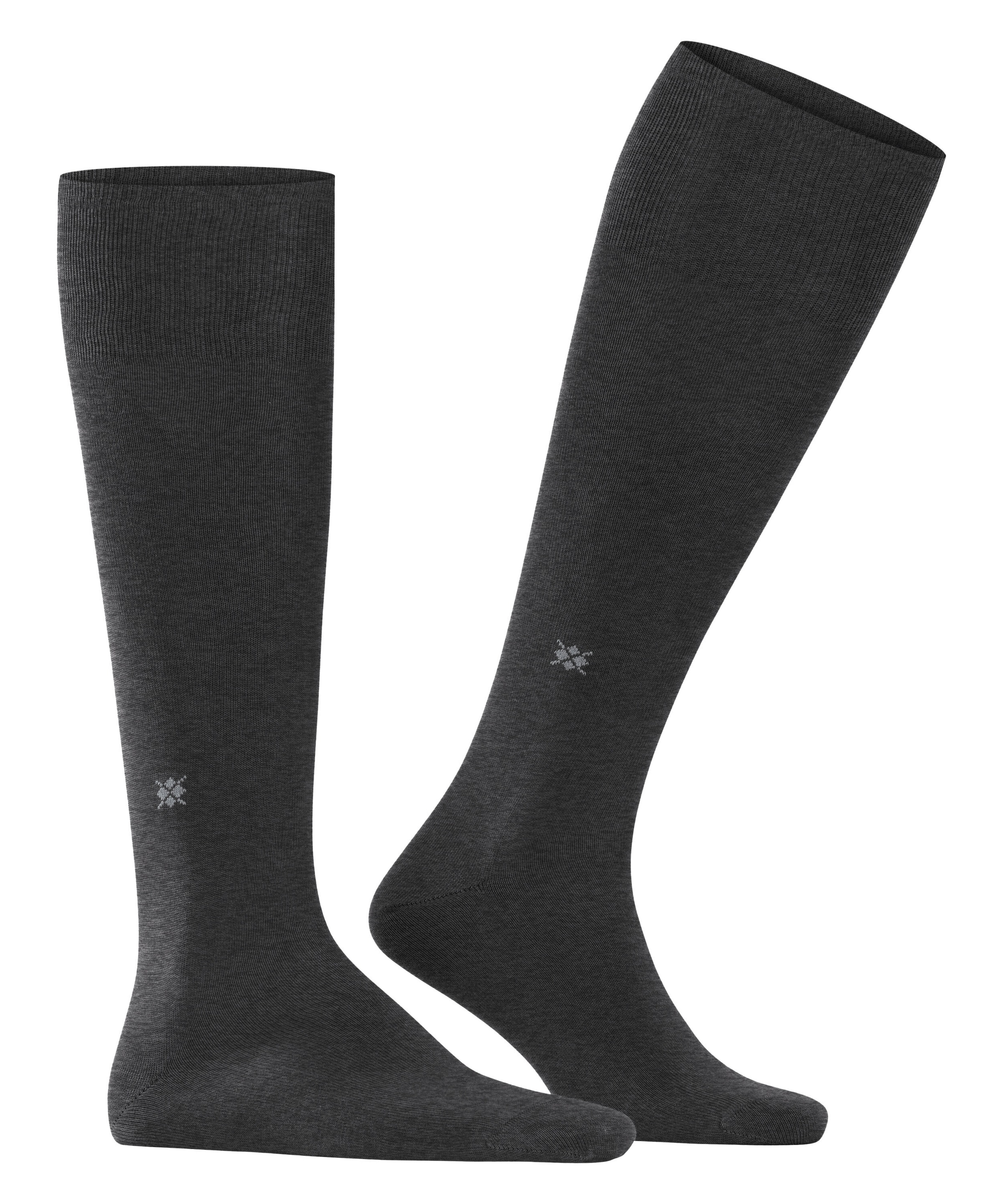 Burlington Kniestrümpfe »Dublin« Einheitsgröße 40-46, unifarben, eingestricktes Logo