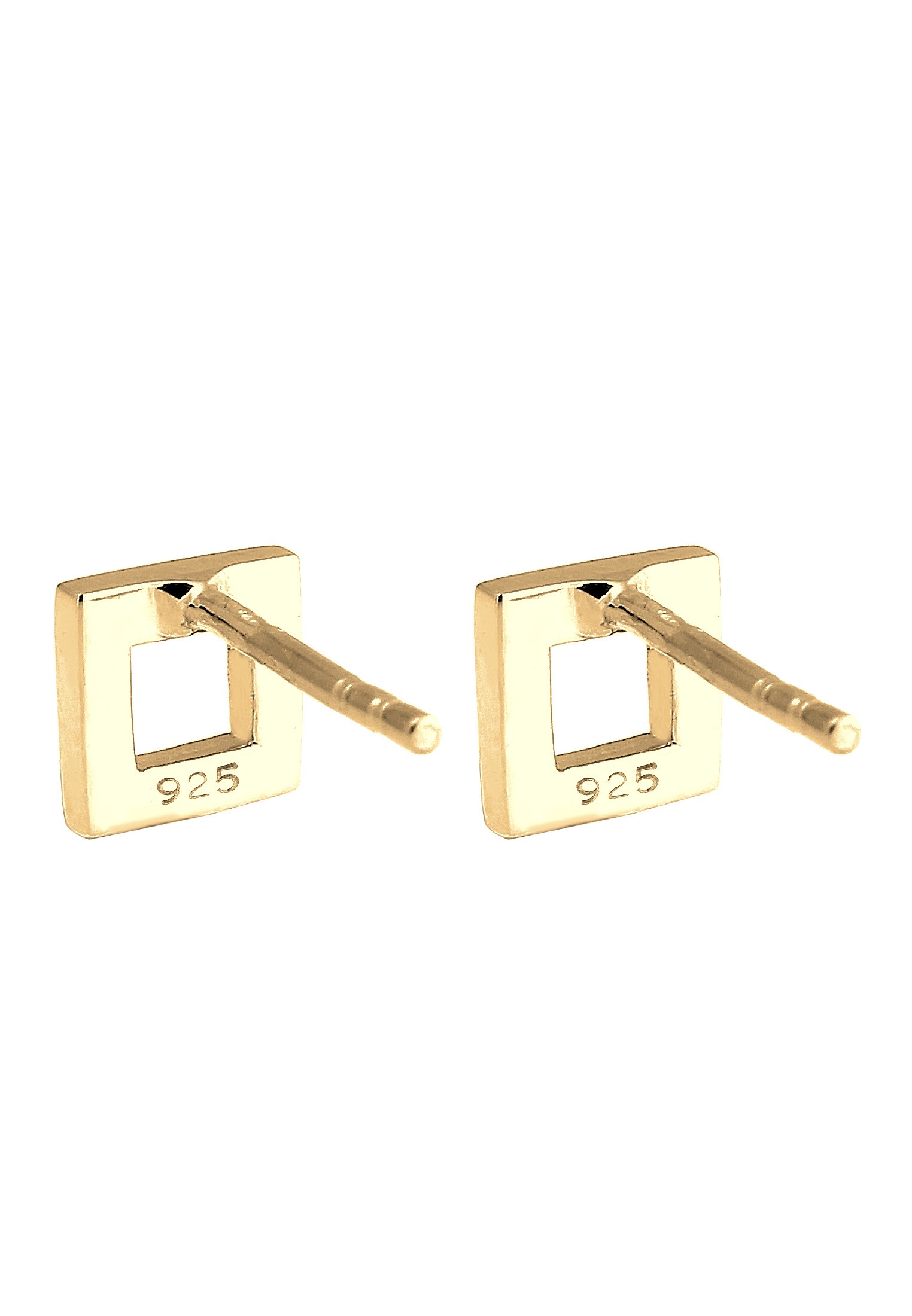Elli Paar Ohrstecker »Ohrringe Ohrstecker Quadrat 925 Sterling Silber«
