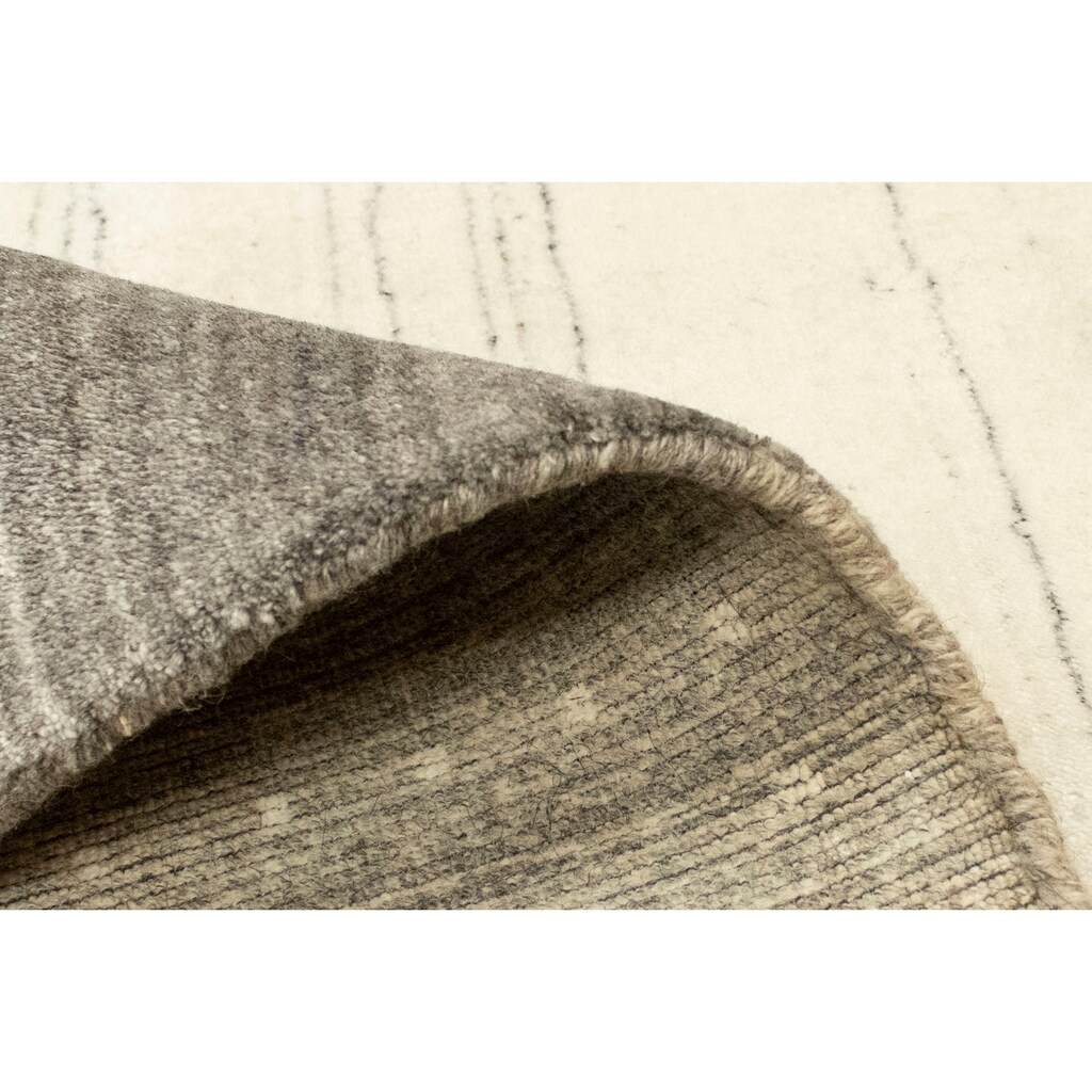 morgenland Wollteppich »Vintage Teppich handgeknüpft beige«, rechteckig