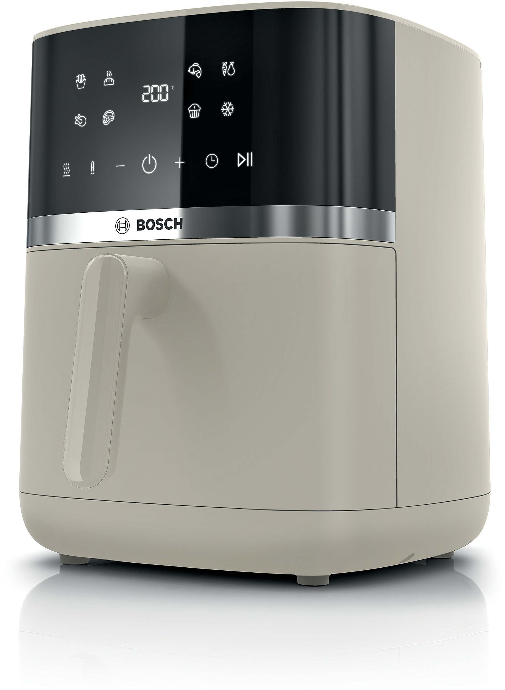 BOSCH Heißluftfritteuse »Air Fryer Serie 4, MAF462B0, 6,1l, 2 Heizelemente, 7 Programme« 2050 W Auftaufunktion, Korb/Gitter spülm.geeignet