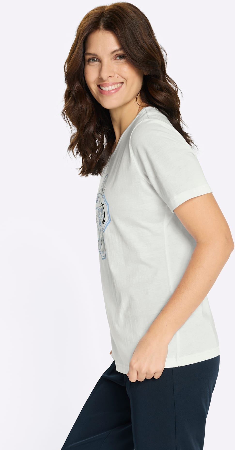 Classic Basics Kurzarmshirt »Druck-Shirt« 1 tlg.