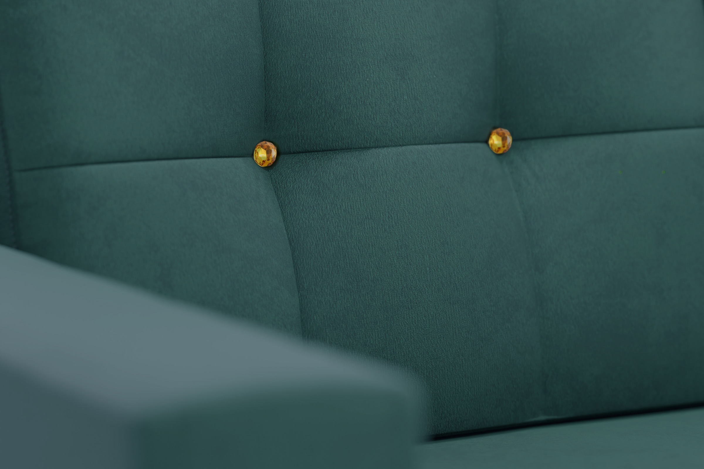sit&more 2-Sitzer »Orient 5«, Rückenkissen mit Strass-Stein, goldfarbene Applikationen