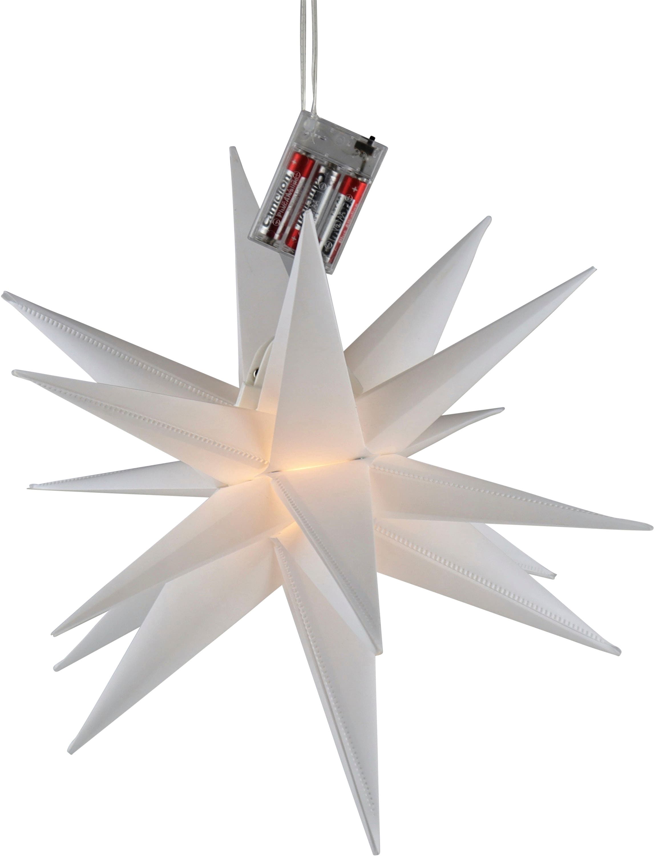 AM Design LED Stern »Weihnachtsstern, Weihnachtsdeko«, 40 flammig-flammig,  batteriebetrieben, Ø 60 cm bei OTTO