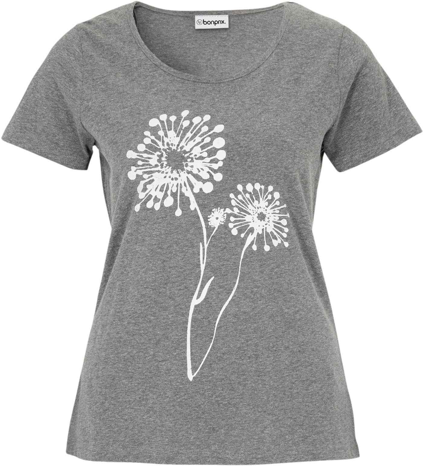 bonprix T-Shirt »T-Shirt« lockere Passform, Kurzarm-Design, weiter Rundhalsausschnitt