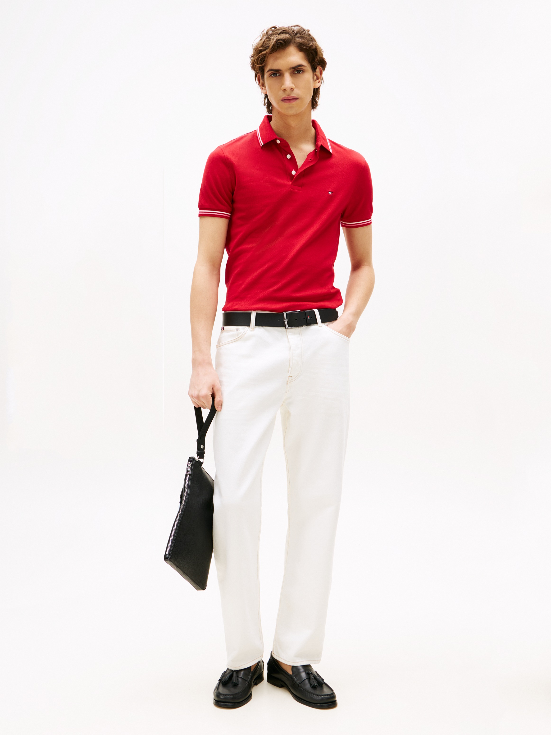Tommy Hilfiger Poloshirt »TOMMY TIPPED SLIM POLO«